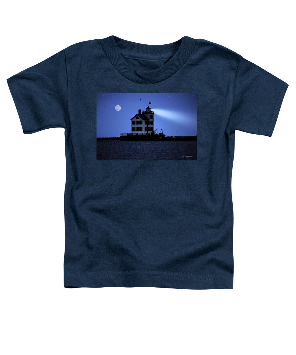 Lighthouse Toddler T-Shirt featuring the photograph Safe Harbor by Mary Walchuck