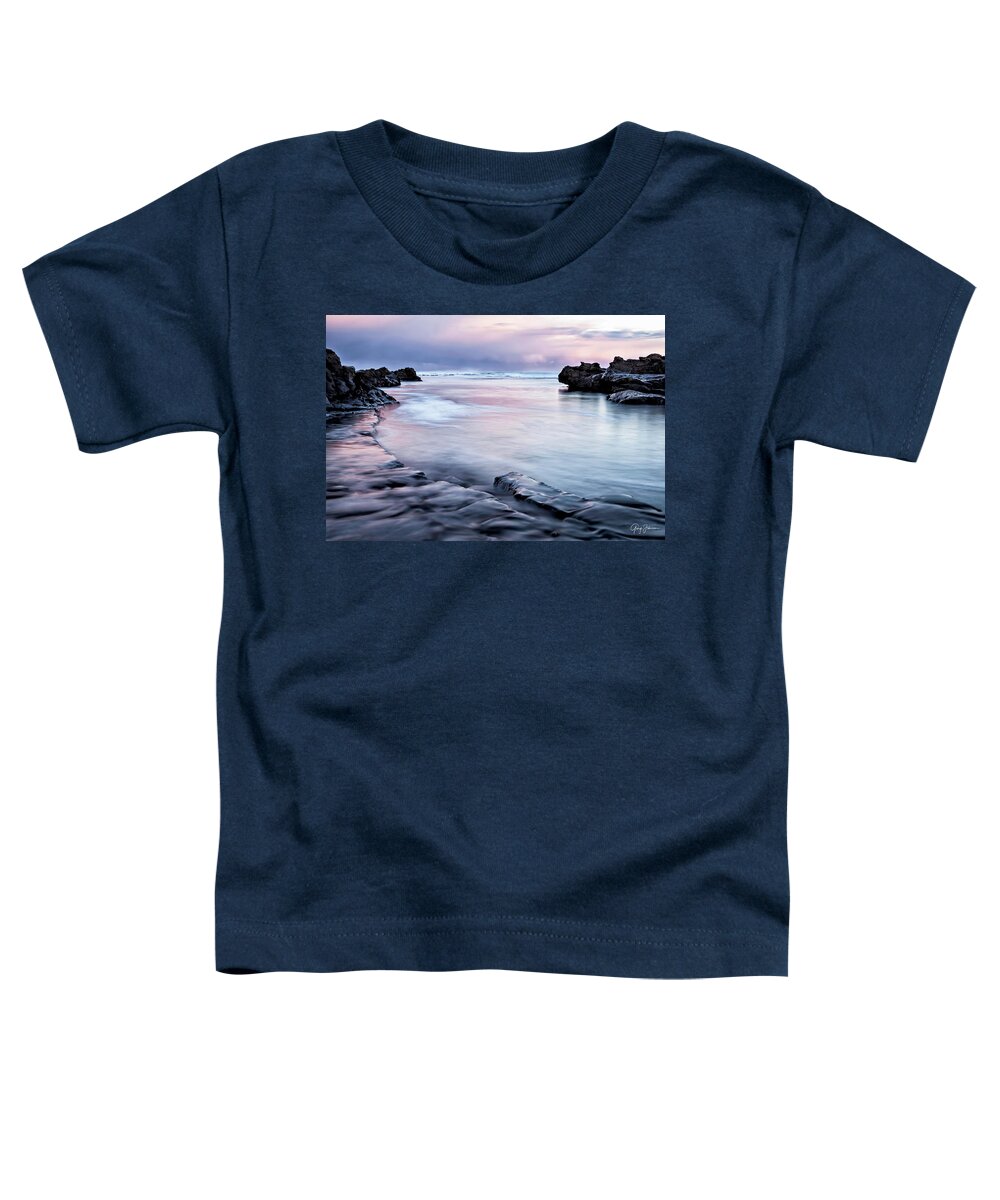 Reflections Toddler T-Shirt featuring the photograph Serenity Sea by Gary Johnson