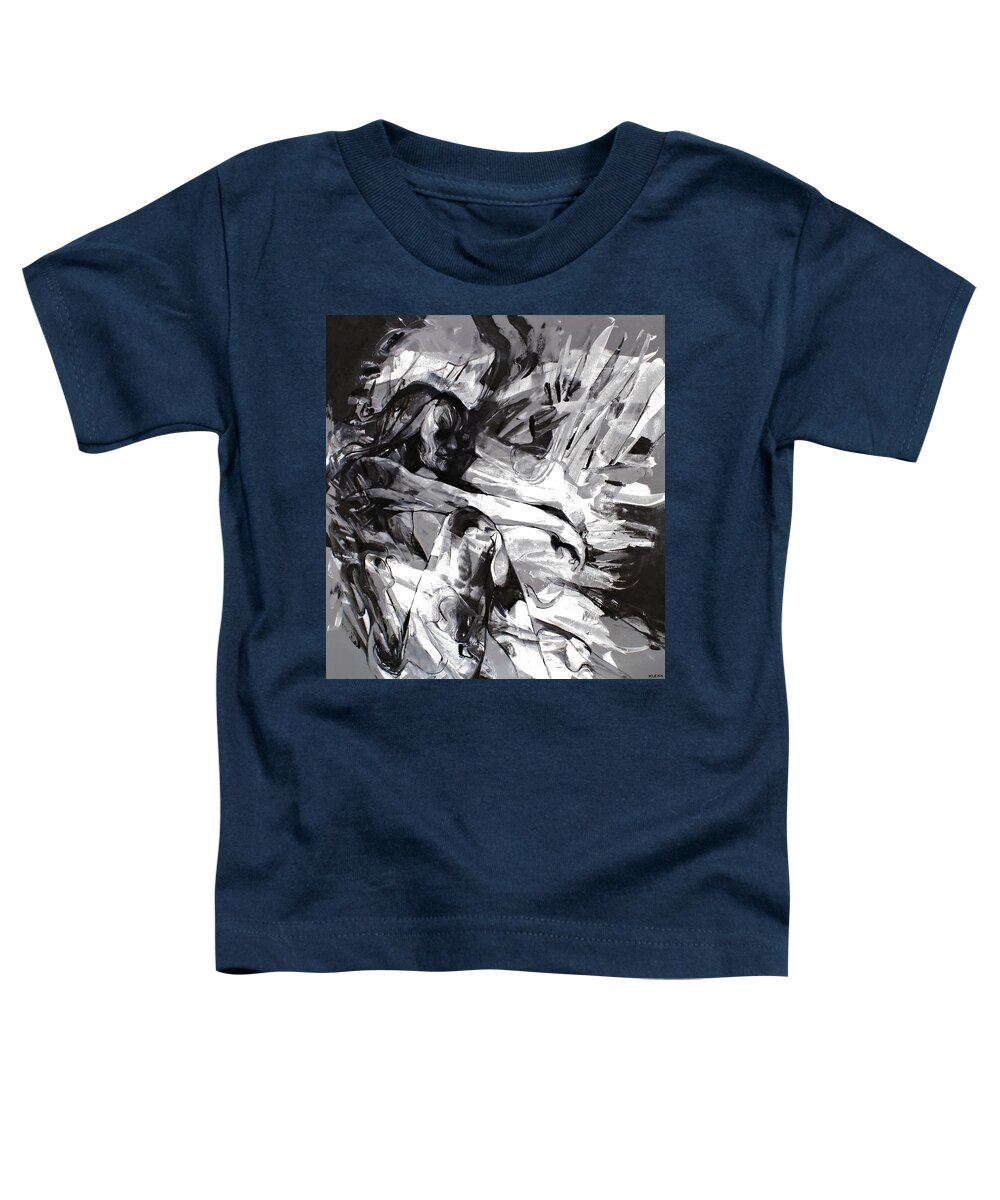 Spectral Toddler T-Shirt featuring the painting Spectral Burn Out by Jeff Klena