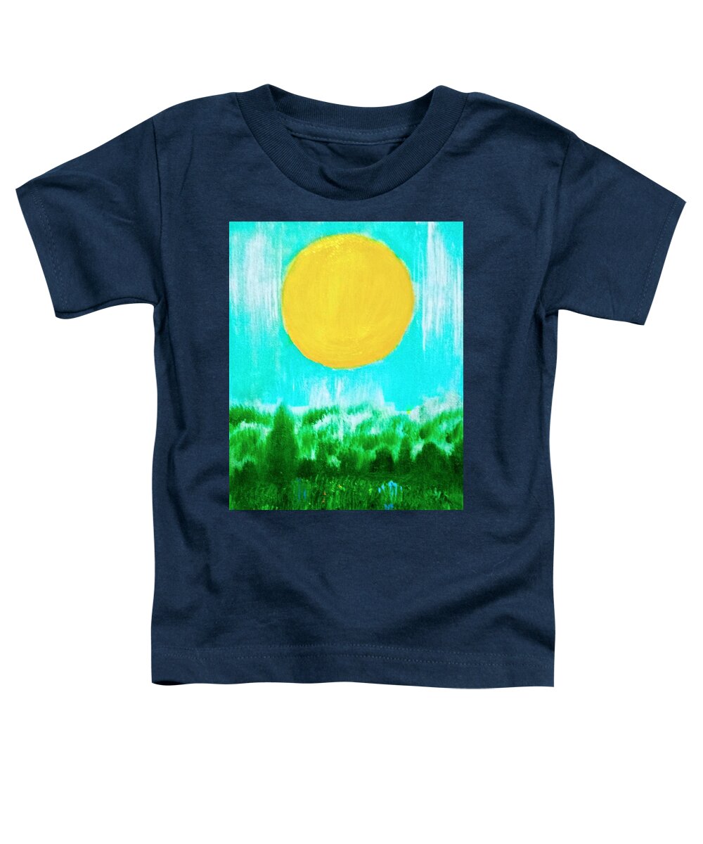 Season Toddler T-Shirt featuring the painting Spring Season by Anna Adams