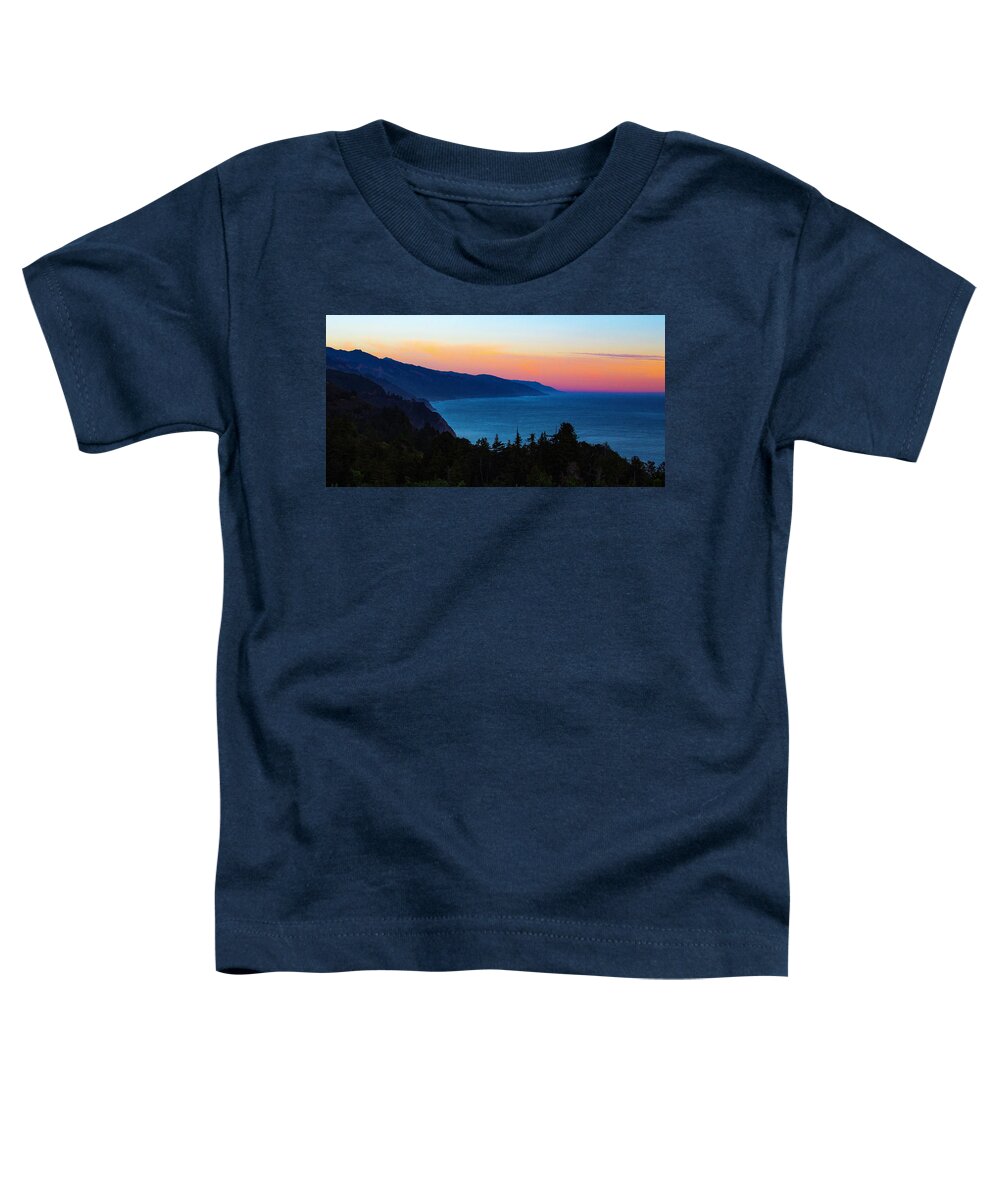 California Toddler T-Shirt featuring the photograph Sunset Coast by Rochelle Berman