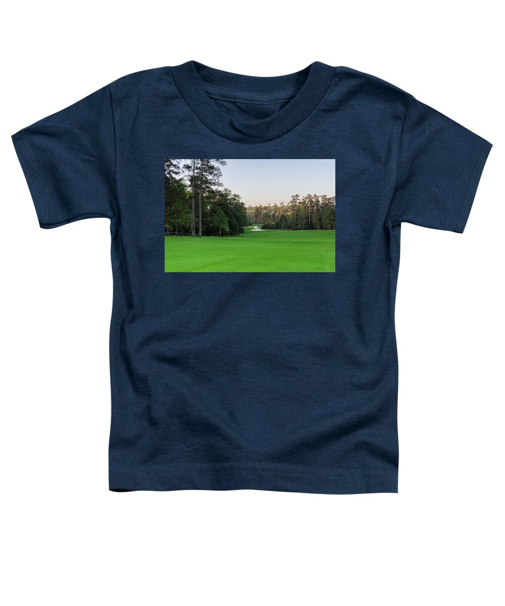 Golf Toddler T-Shirt featuring the photograph The Augusta National-2 by John Kirkland