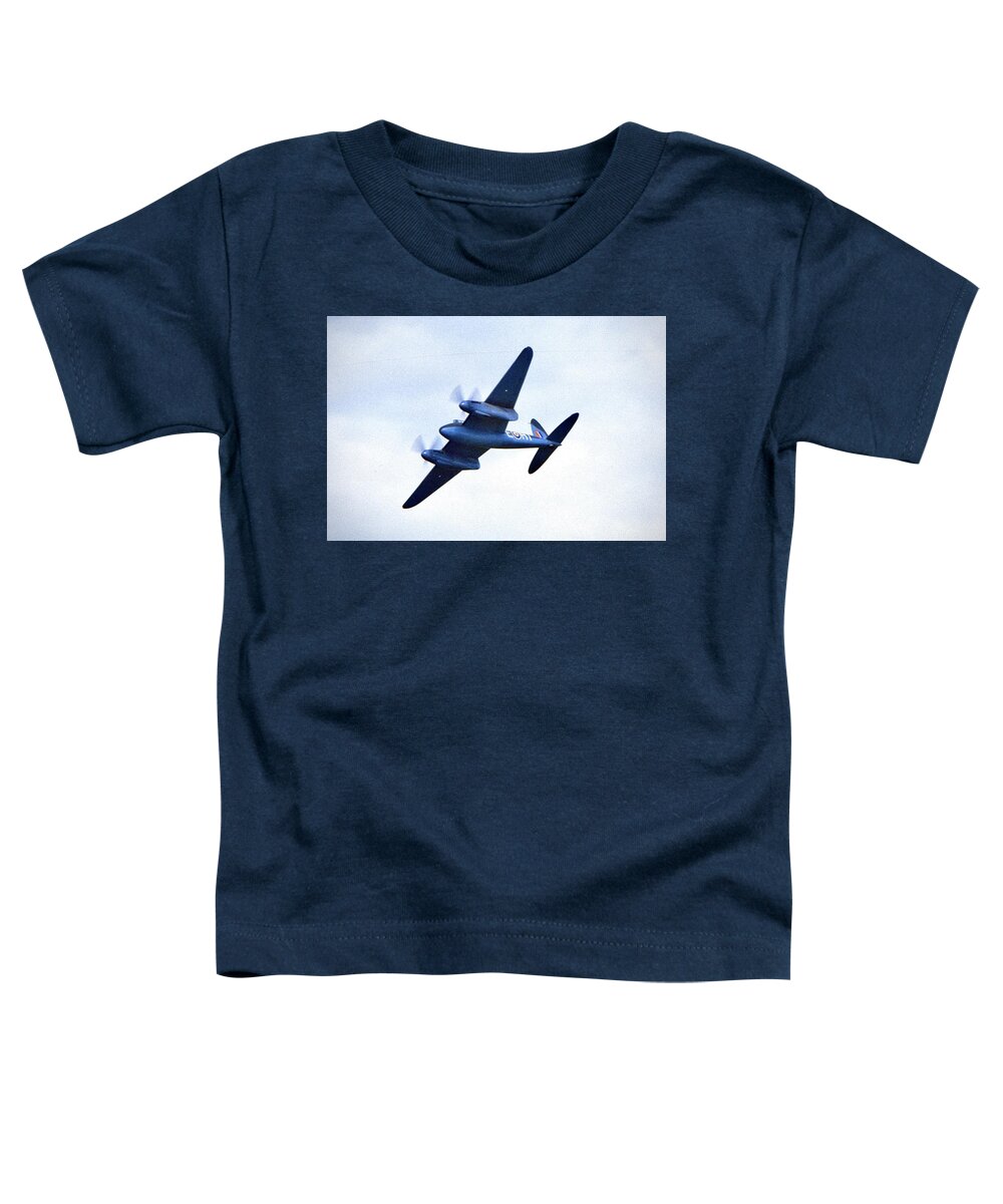 De Havilland Toddler T-Shirt featuring the photograph The De Havilland DH.98 Mosquito by Gordon James