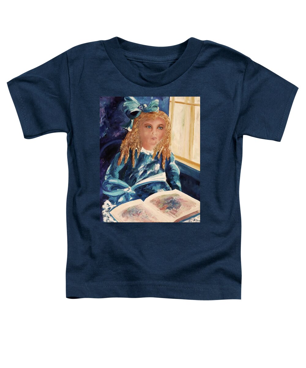 Child Toddler T-Shirt featuring the painting The Gift of Imagination by Claire Bull