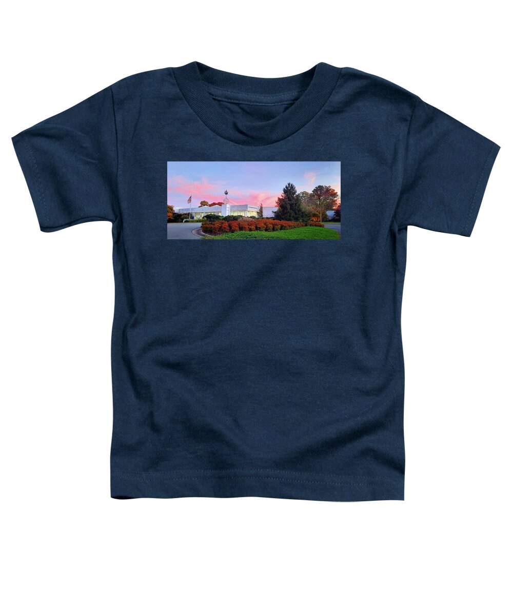 The Mariners' Museum And Park Toddler T-Shirt featuring the photograph The Mariners' Museum and Park by Ola Allen