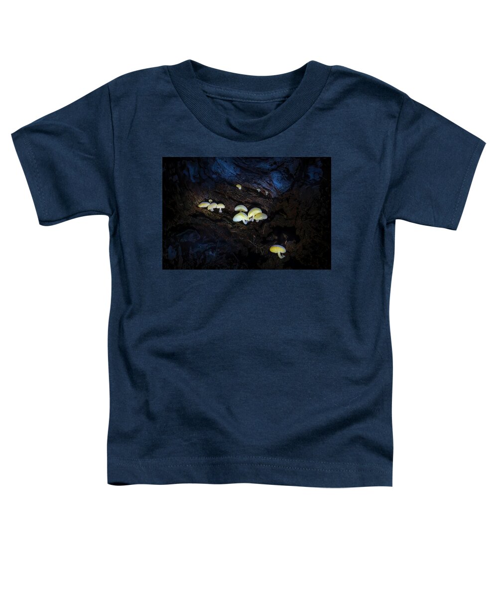 Mushroom Toddler T-Shirt featuring the photograph The Mushroom Cave by Mark Andrew Thomas