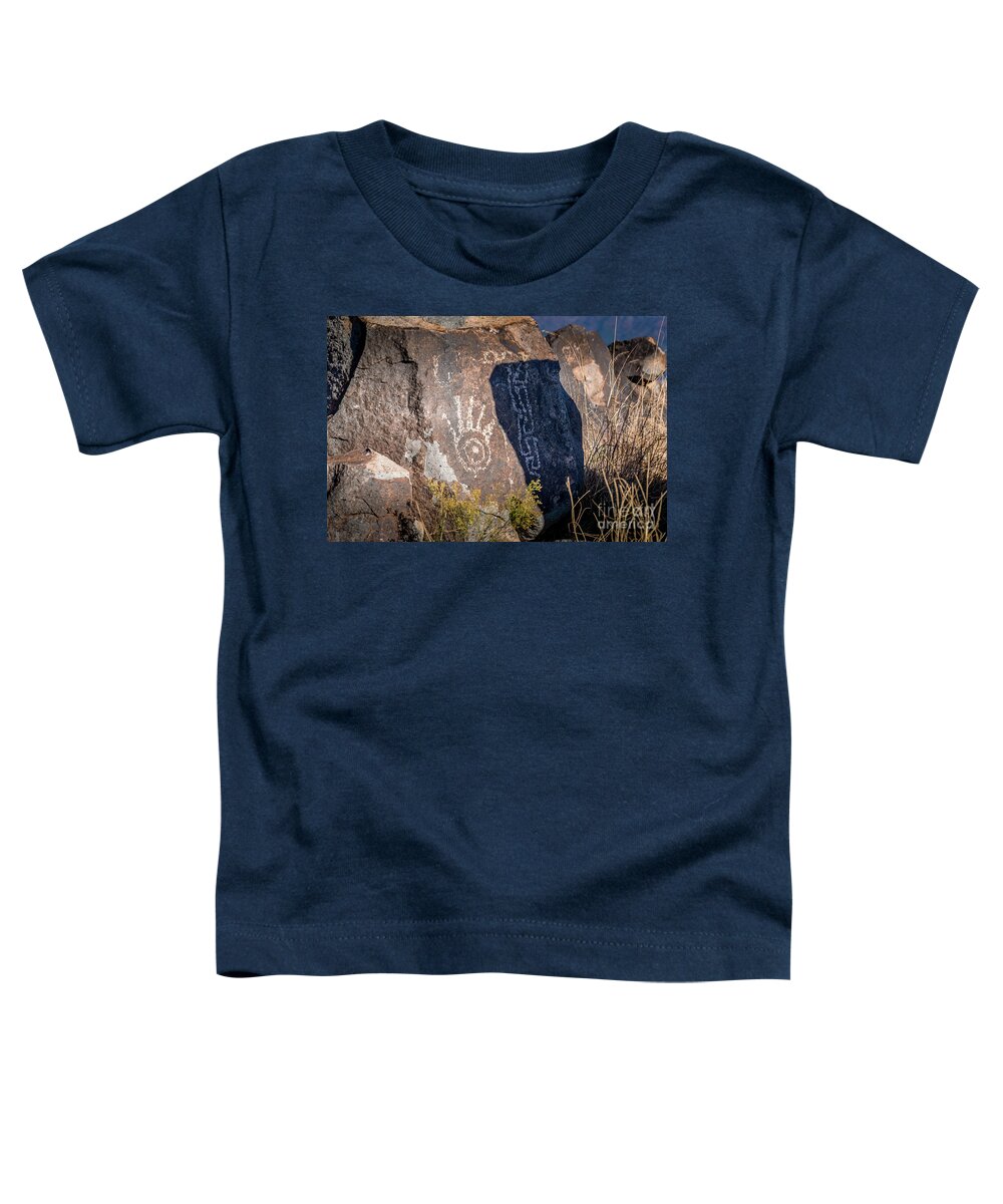 Ancient Toddler T-Shirt featuring the photograph Three Rivers Petroglyphs #25 by Blake Webster