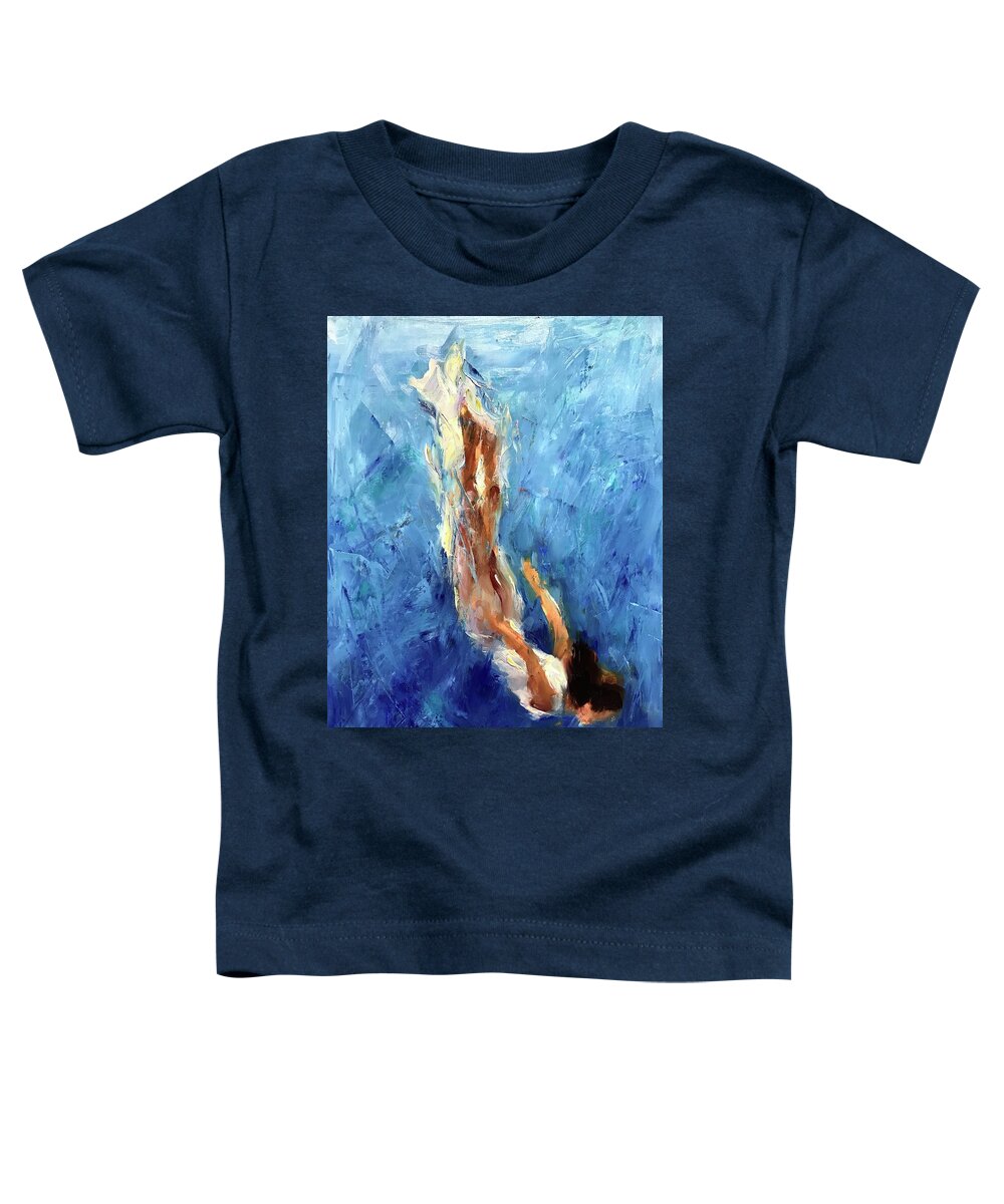Figurative Toddler T-Shirt featuring the painting Transcendence by Ashlee Trcka