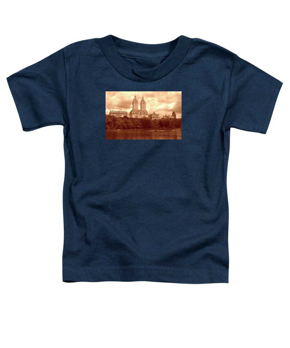 Central Park Print Toddler T-Shirt featuring the photograph Upper West Side and Central Park, Manhattan by Monique Wegmueller