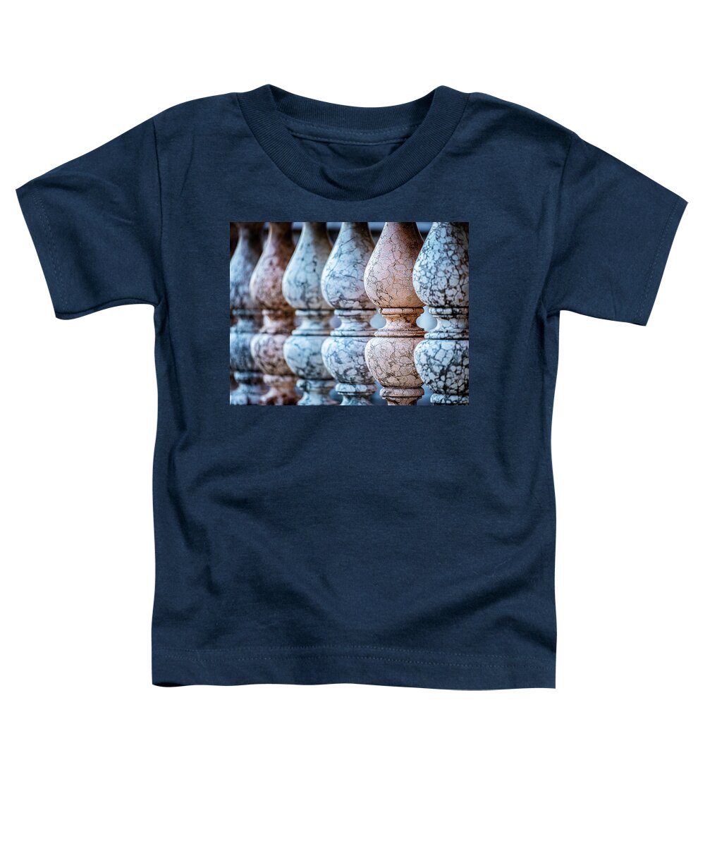 Italy Toddler T-Shirt featuring the photograph Ventian Banister by David Downs
