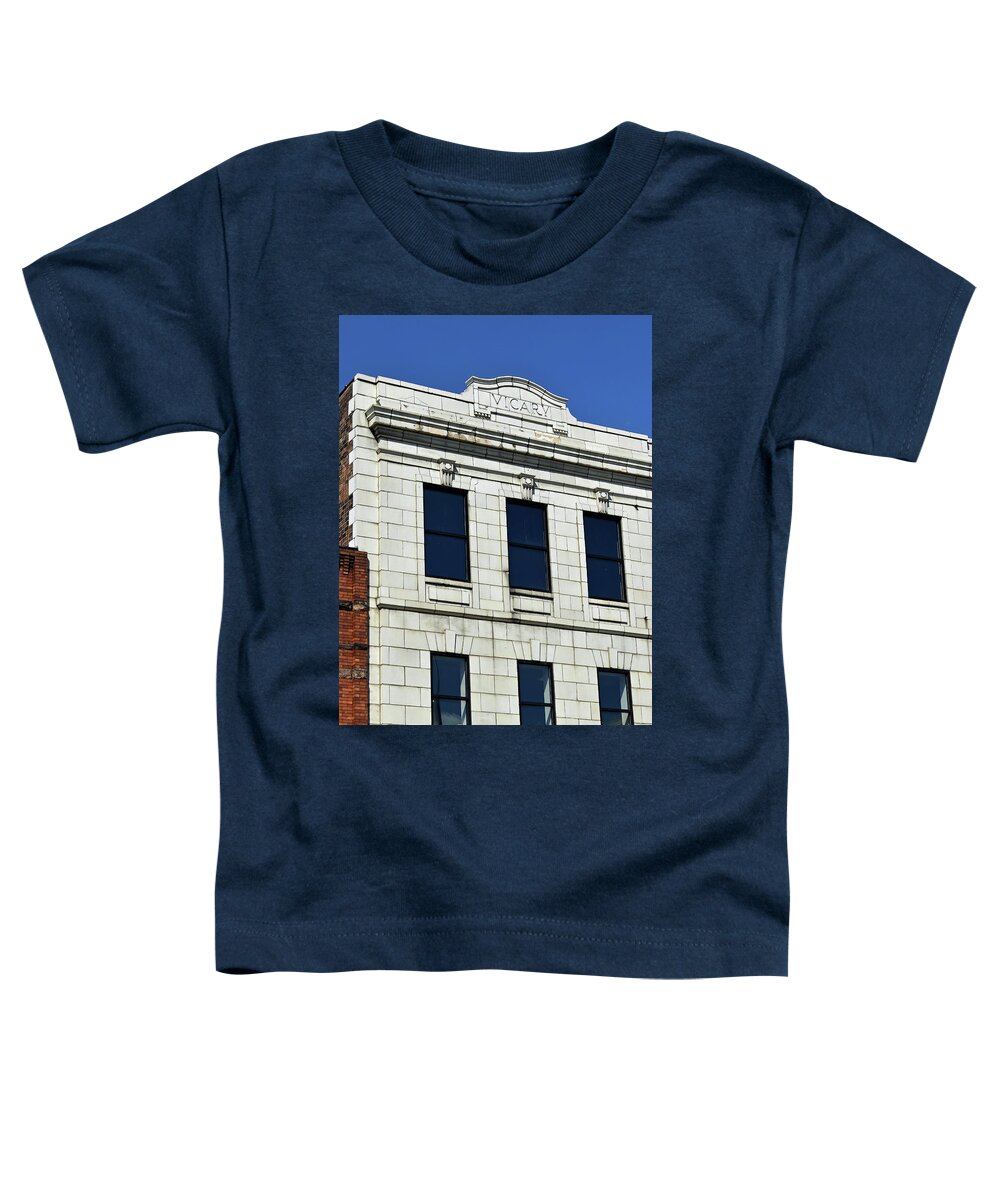 Architecture Toddler T-Shirt featuring the photograph Vicary Building by Roberta Byram