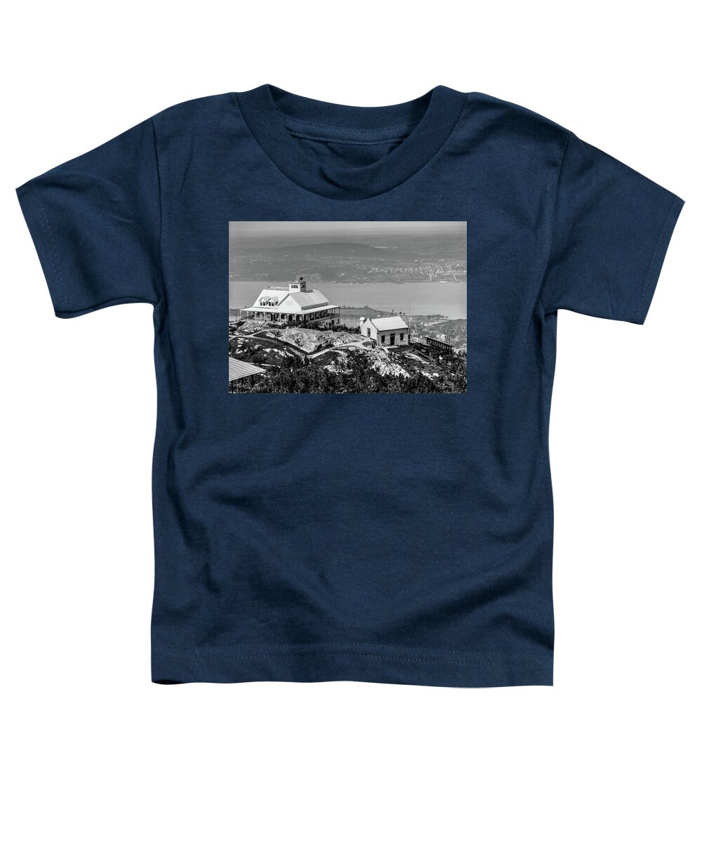 Hudson Valley Toddler T-Shirt featuring the digital art View from Mount Beacon, Circa 1900 by The Hudson Valley