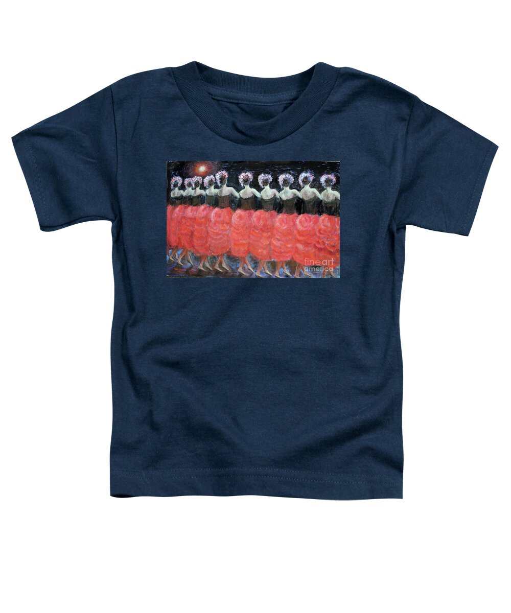 Impressionism Toddler T-Shirt featuring the painting Waltz of the Flowers by Lyric Lucas