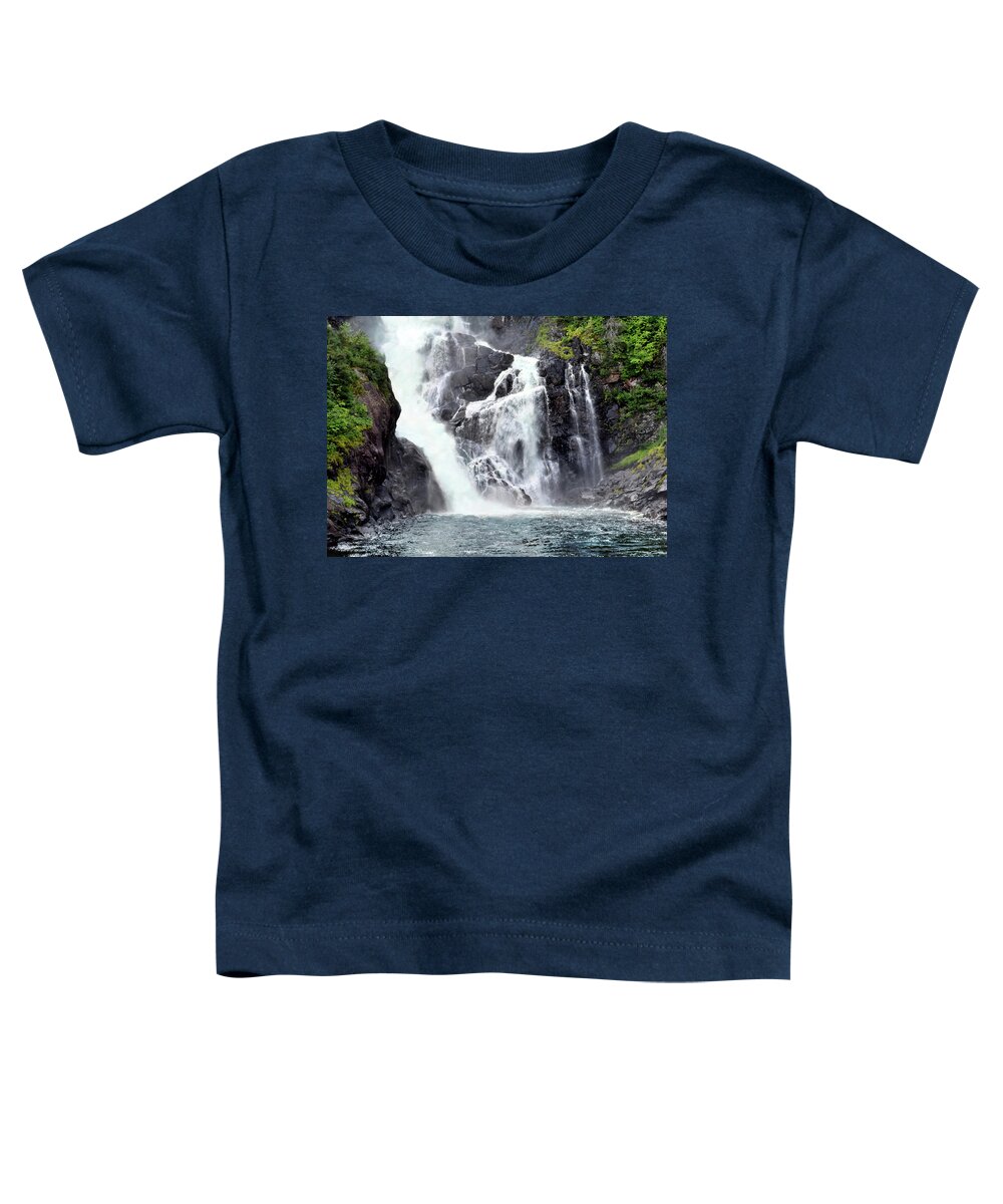 Waterfall Toddler T-Shirt featuring the photograph Waterfalls Photo 131 by Lucie Dumas