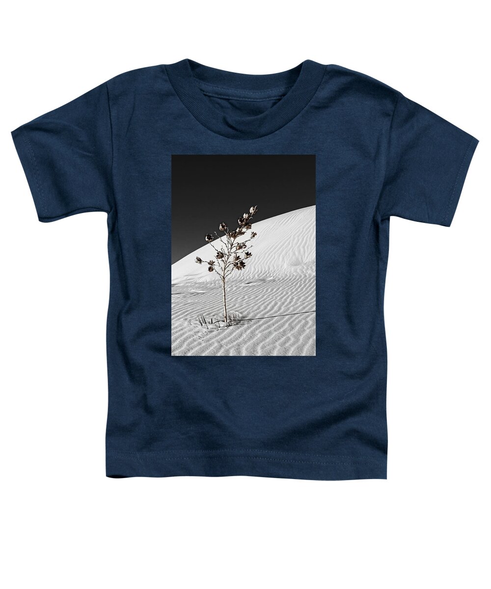 © 2013 Lou Novick Toddler T-Shirt featuring the photograph White Sand #4 1 of 2 by Lou Novick