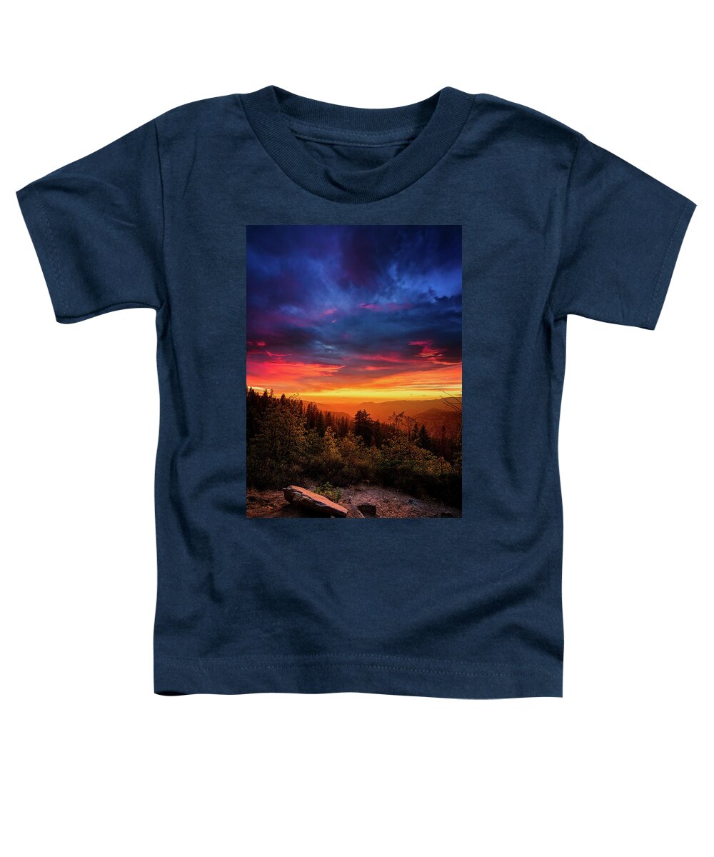 Yosemite Toddler T-Shirt featuring the photograph Yosemite Sunset by Ian Good