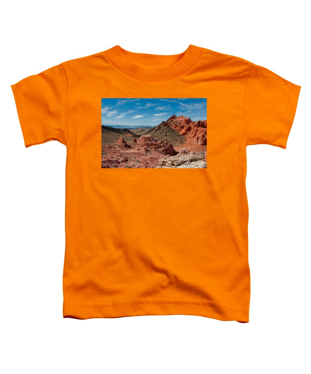 Nature Toddler T-Shirt featuring the photograph Bowl Of Fire, Nevada #3 by Mark Newman