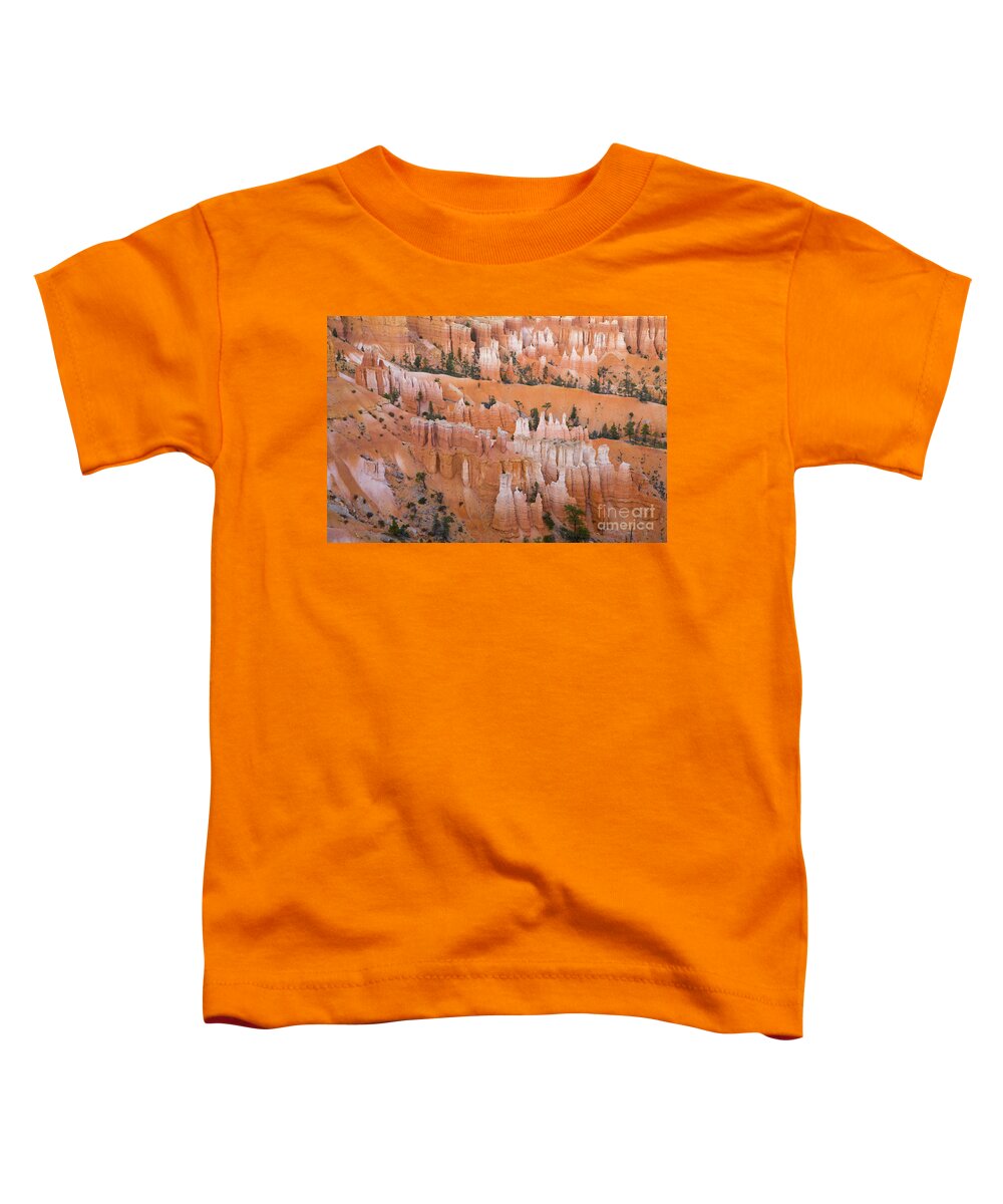 00431141 Toddler T-Shirt featuring the photograph Sandstone Hoodoos in Bryce Canyon #1 by Yva Momatiuk John Eastcott