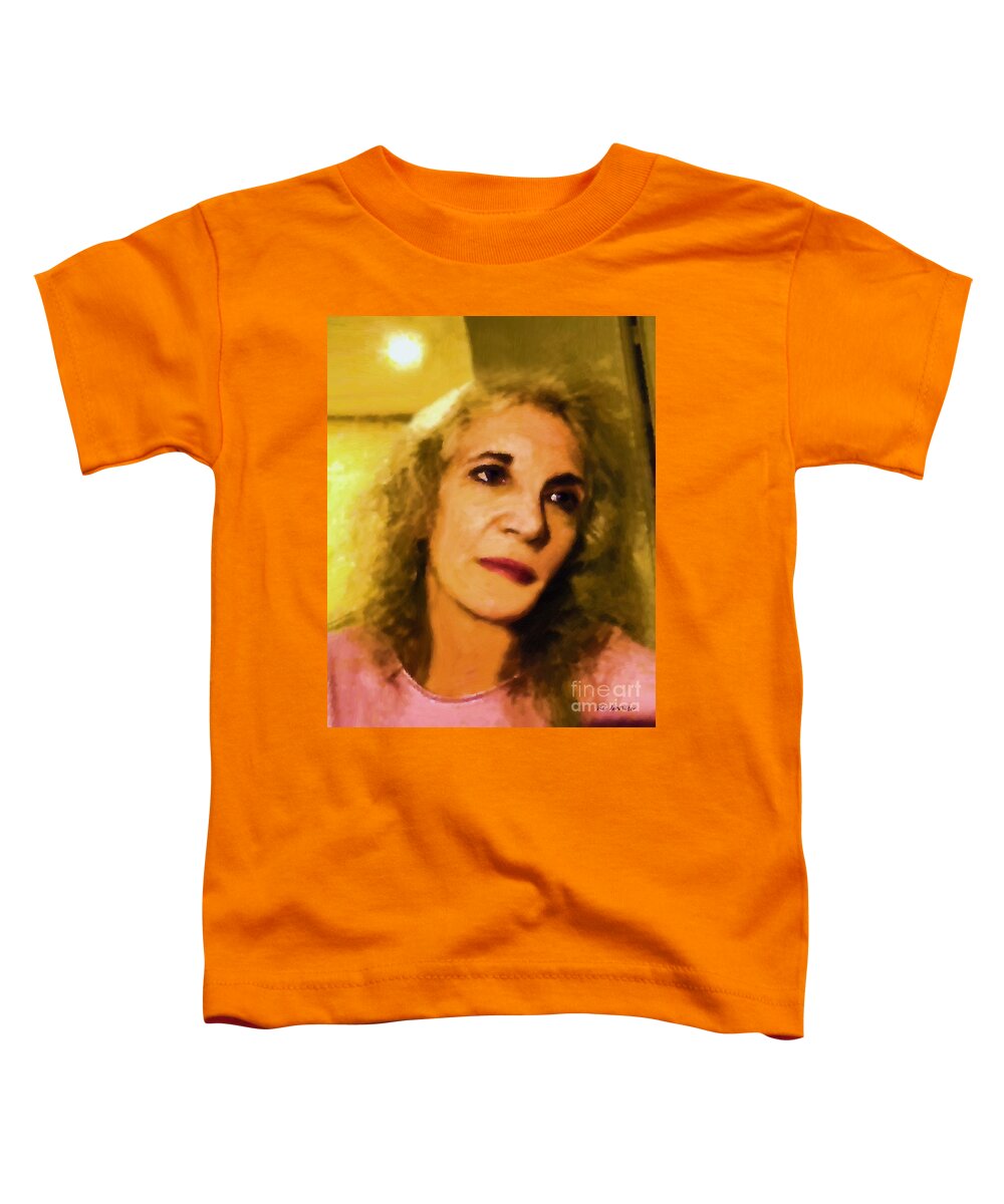 Woman Toddler T-Shirt featuring the painting After the Dance by RC DeWinter