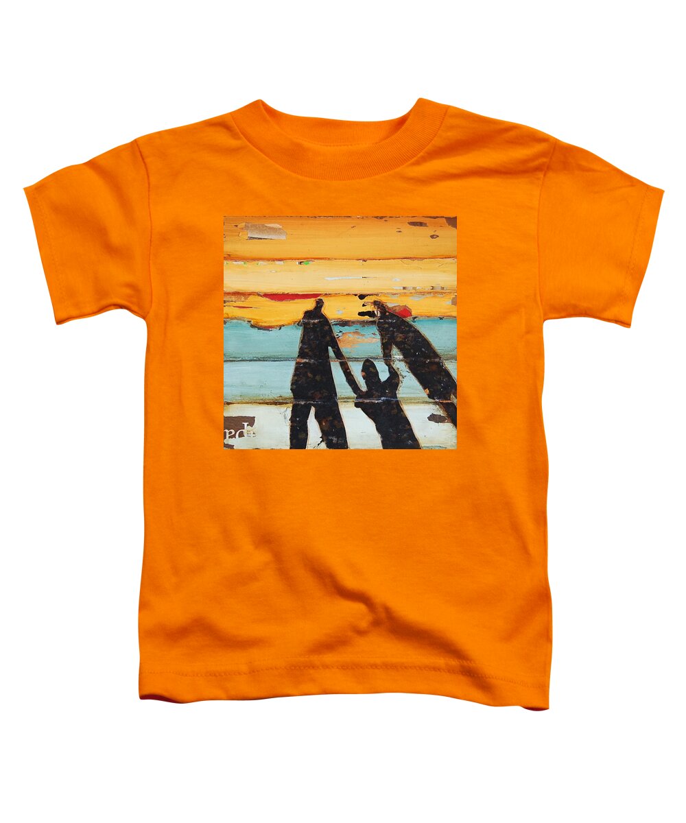 Family Toddler T-Shirt featuring the painting Autumn Shadows by Danny Phillips