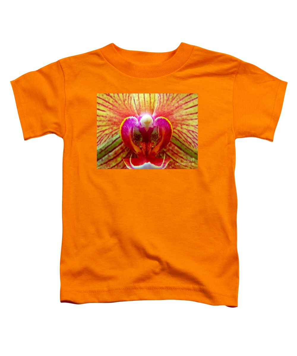  Toddler T-Shirt featuring the photograph Bright Beautiful Orchid by Renee Trenholm