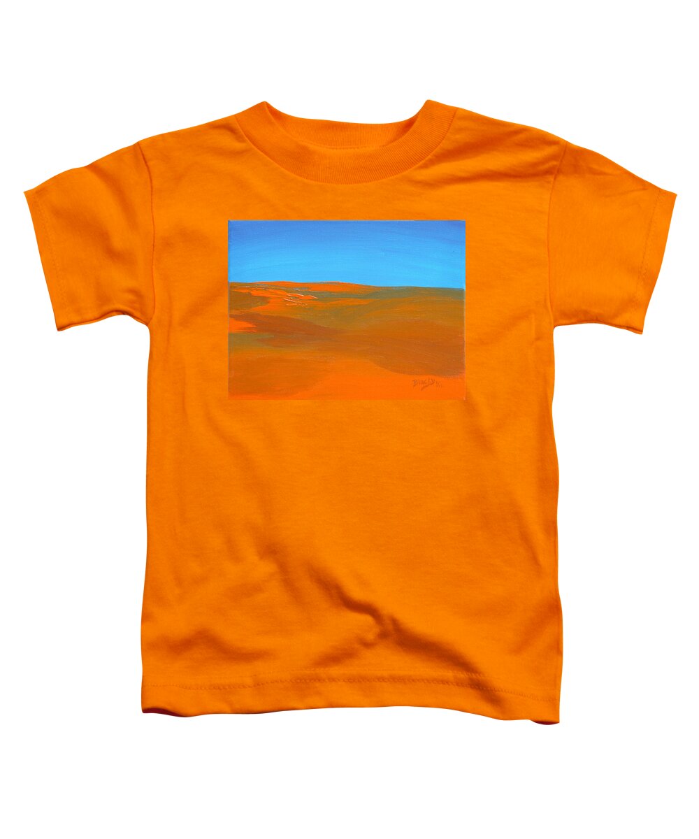 California Toddler T-Shirt featuring the painting California Summer by Donna Blackhall