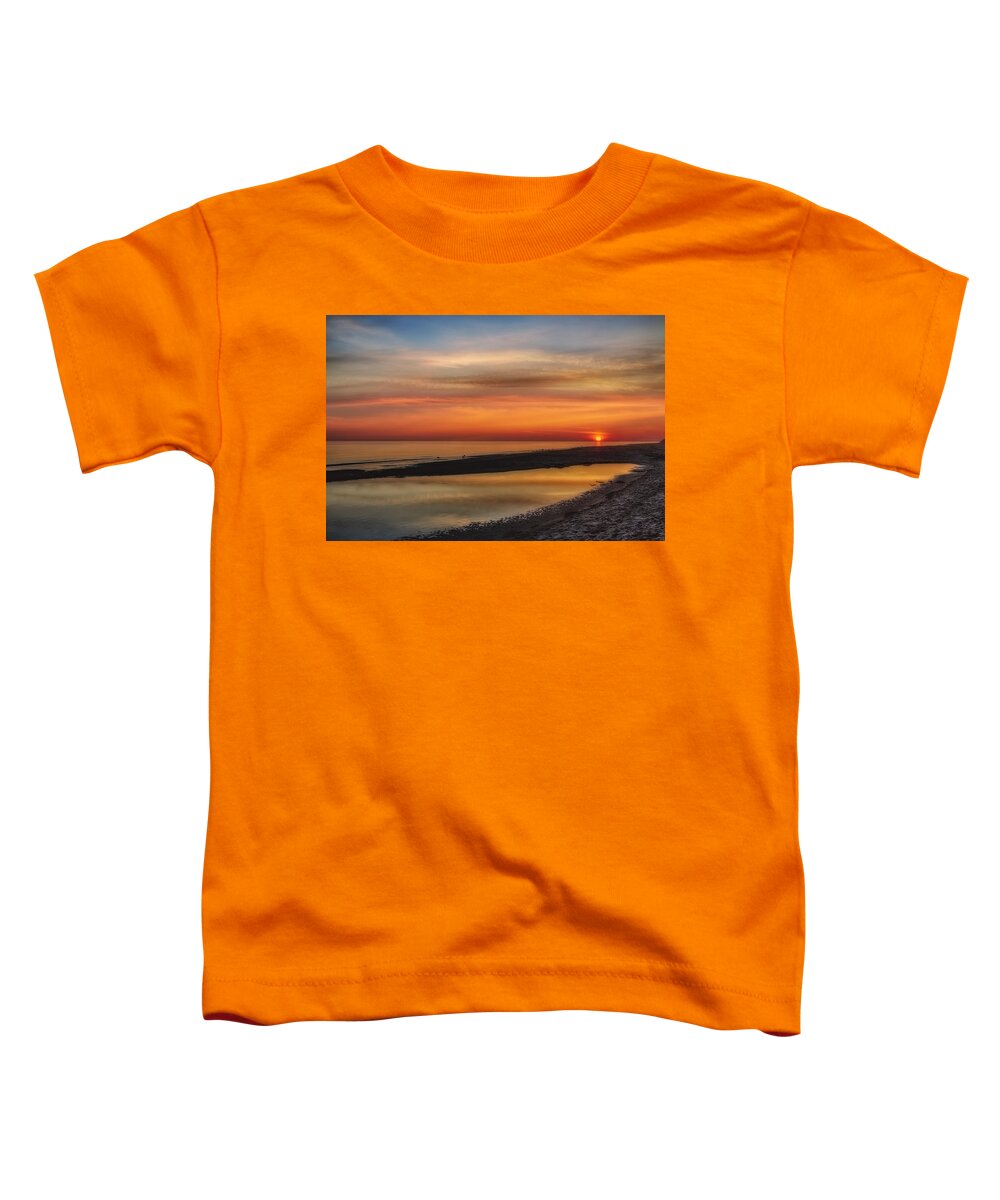 Sunrise Toddler T-Shirt featuring the photograph Cape Cod Sunrise by Susan Candelario