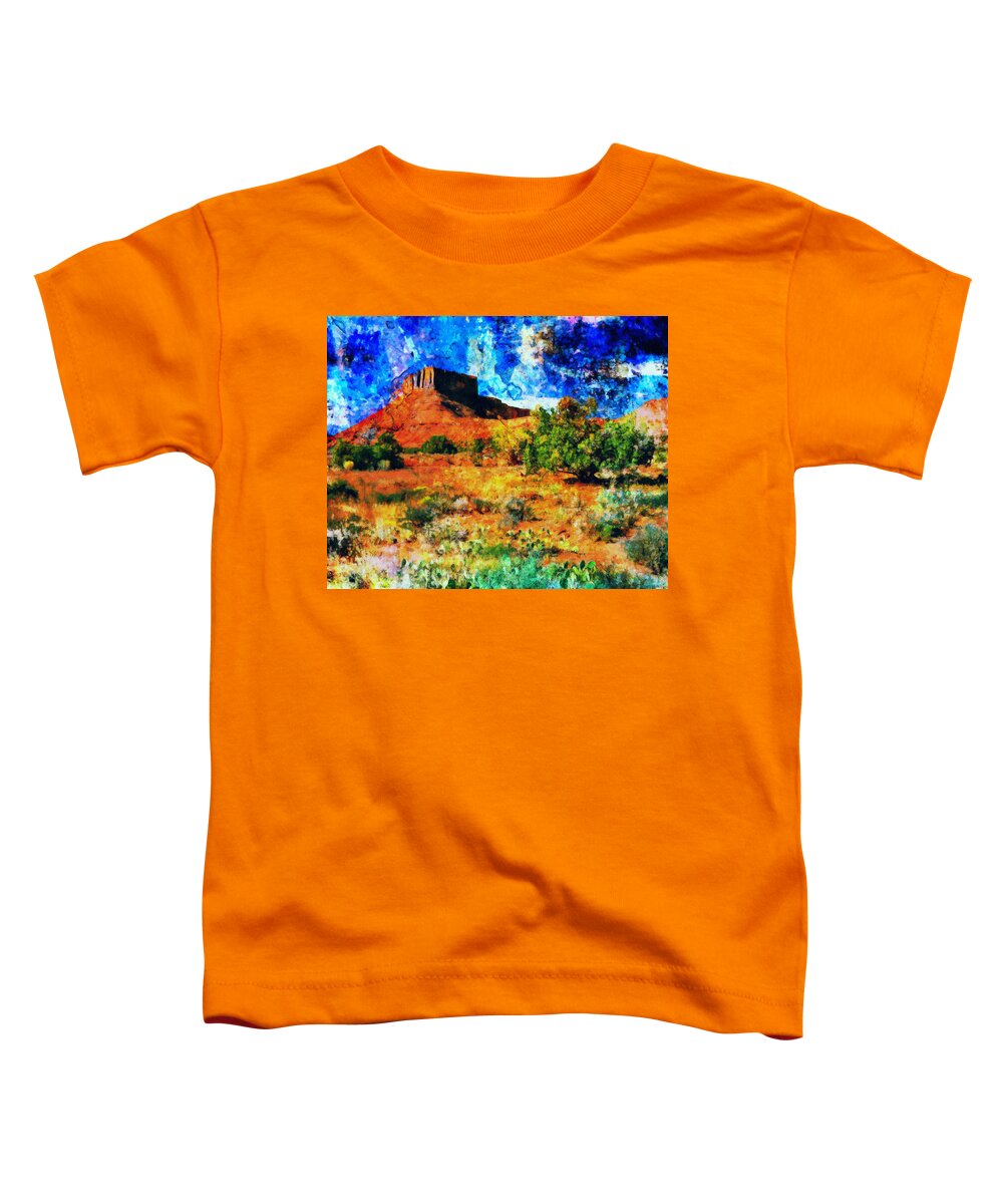 Field Toddler T-Shirt featuring the digital art Castle by Joe Misrasi