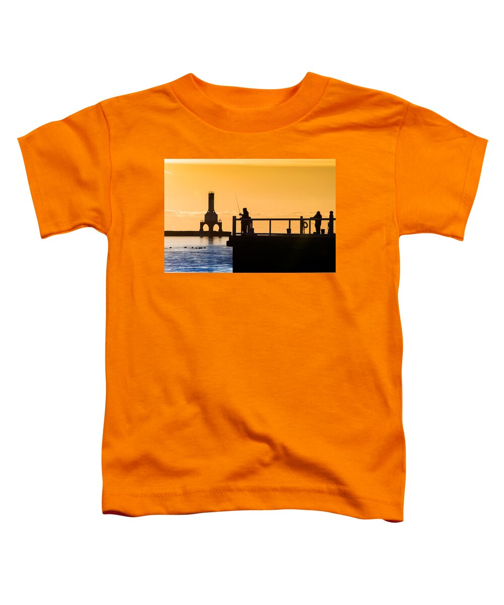 Fishing Toddler T-Shirt featuring the photograph Catching Gold by James Meyer