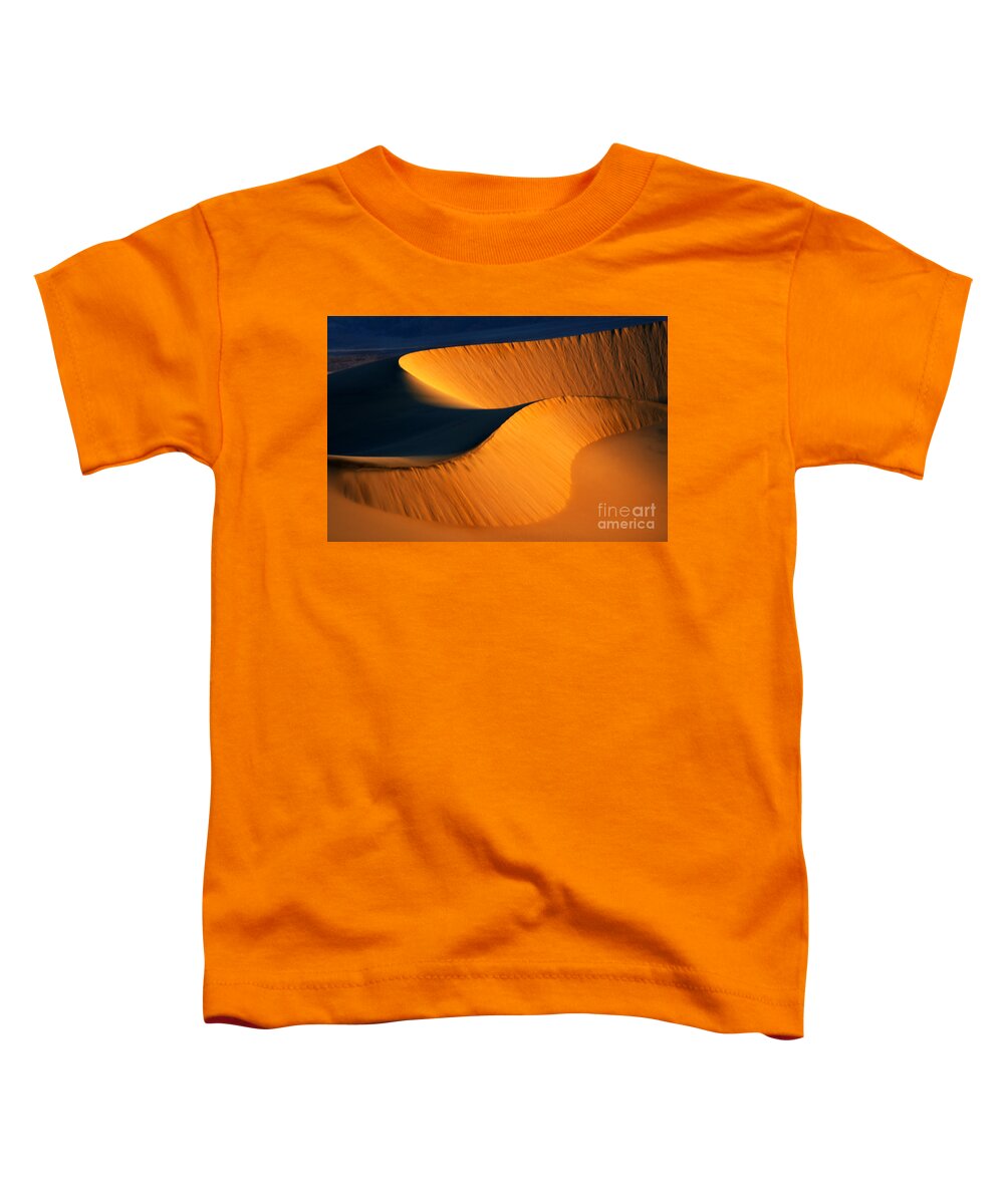 Death Valley Toddler T-Shirt featuring the photograph Death Valley California Gold by Bob Christopher