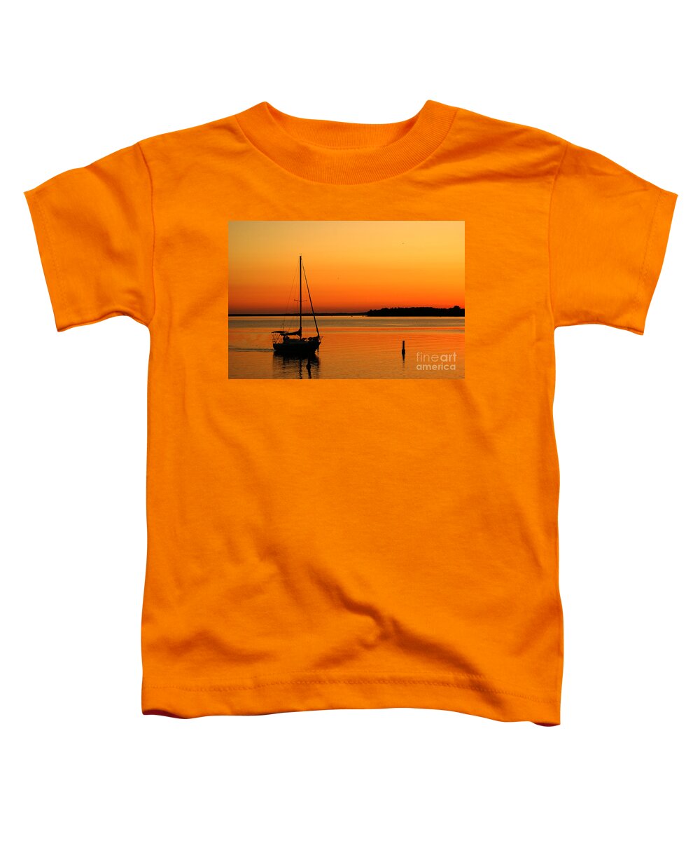 Sunset Toddler T-Shirt featuring the photograph Enjoy The Moment 01 by Aimelle Ml