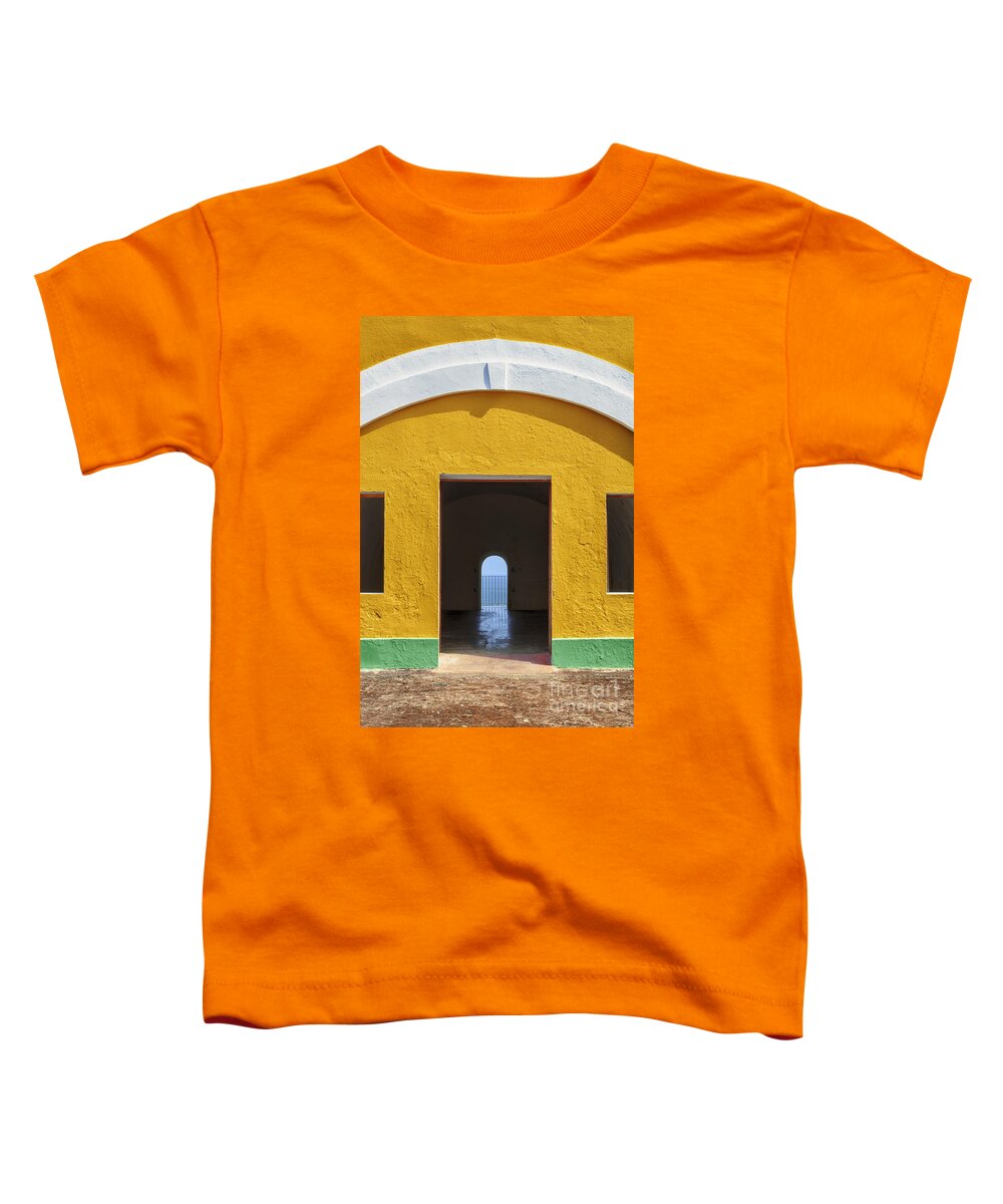 Bright Color Toddler T-Shirt featuring the photograph Fort Castillo San Felipe Del Morro by Bryan Mullennix