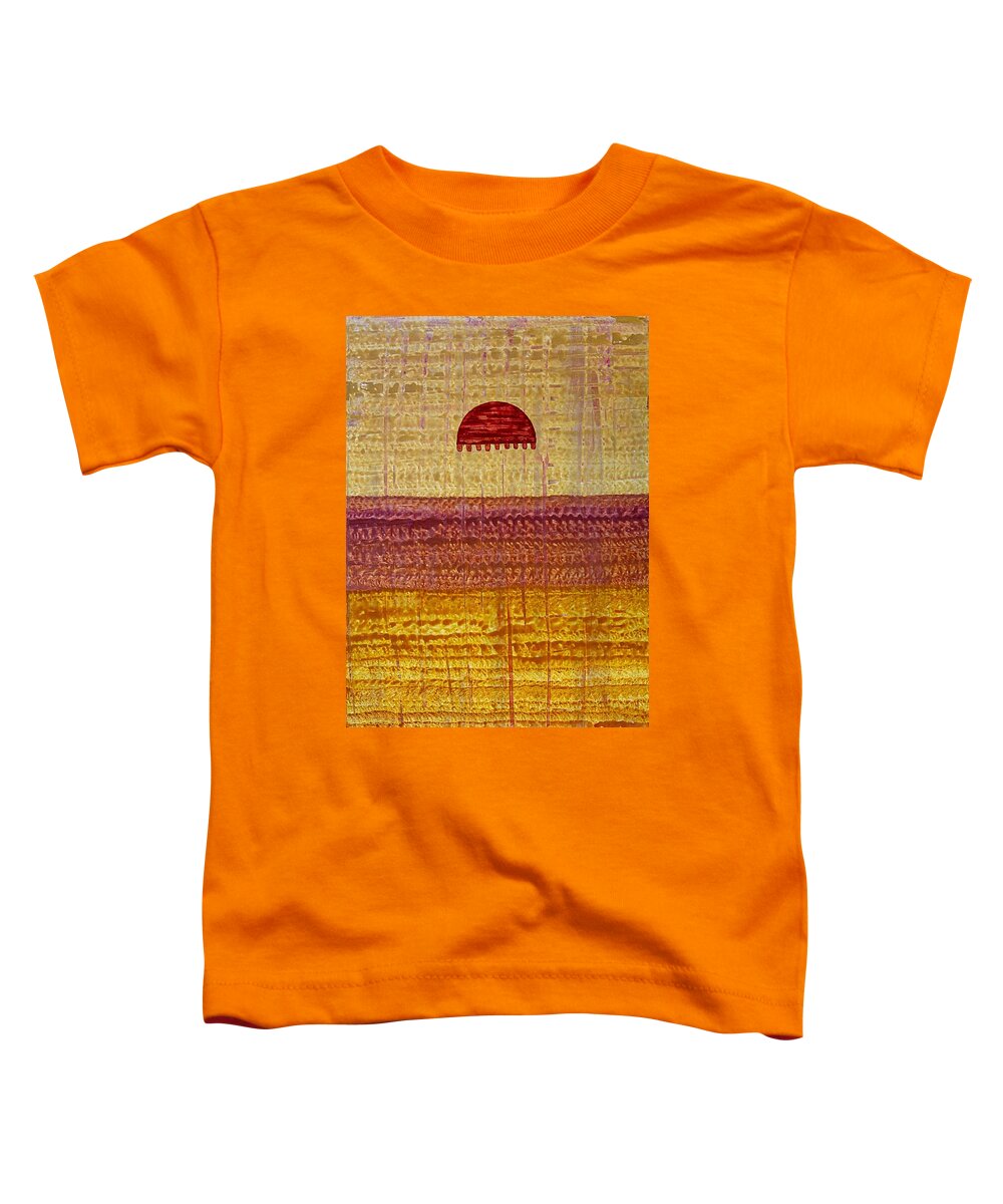 Painting Toddler T-Shirt featuring the painting High Desert Horizon original painting by Sol Luckman