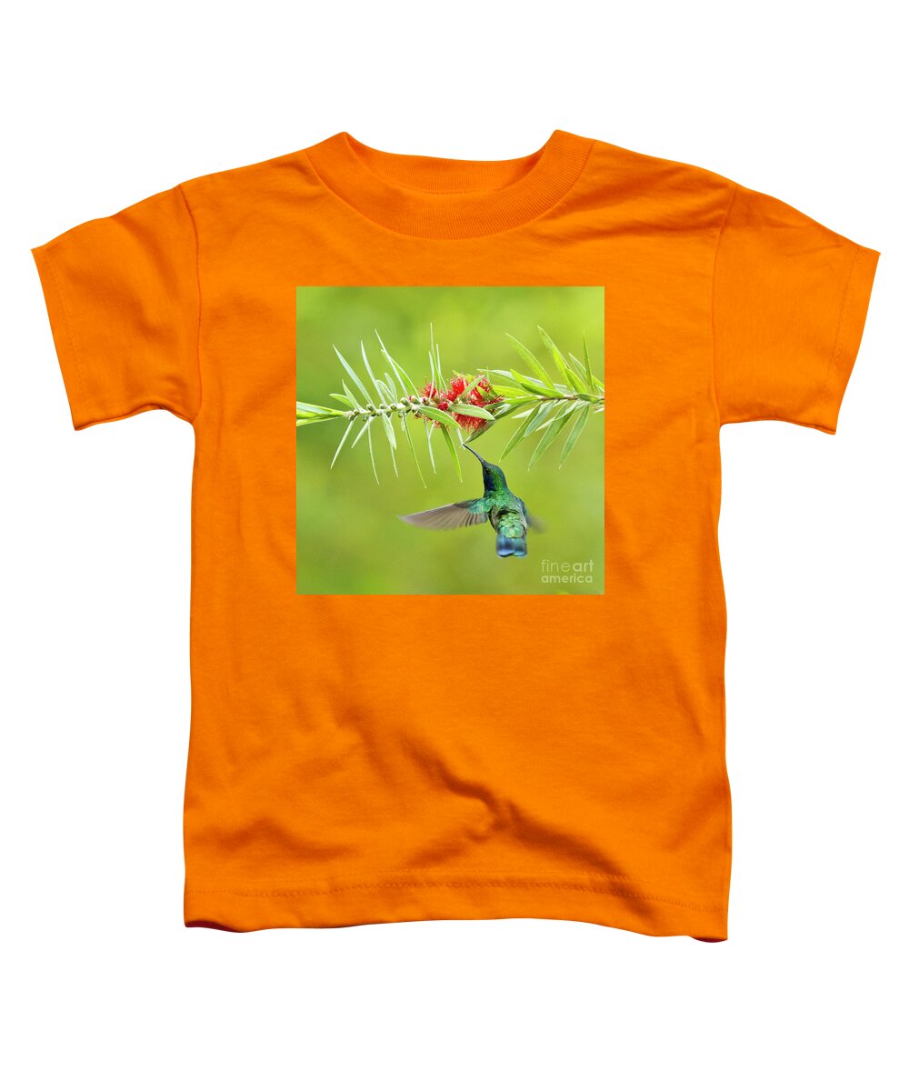Bird Toddler T-Shirt featuring the photograph Honey Sucking by Heiko Koehrer-Wagner