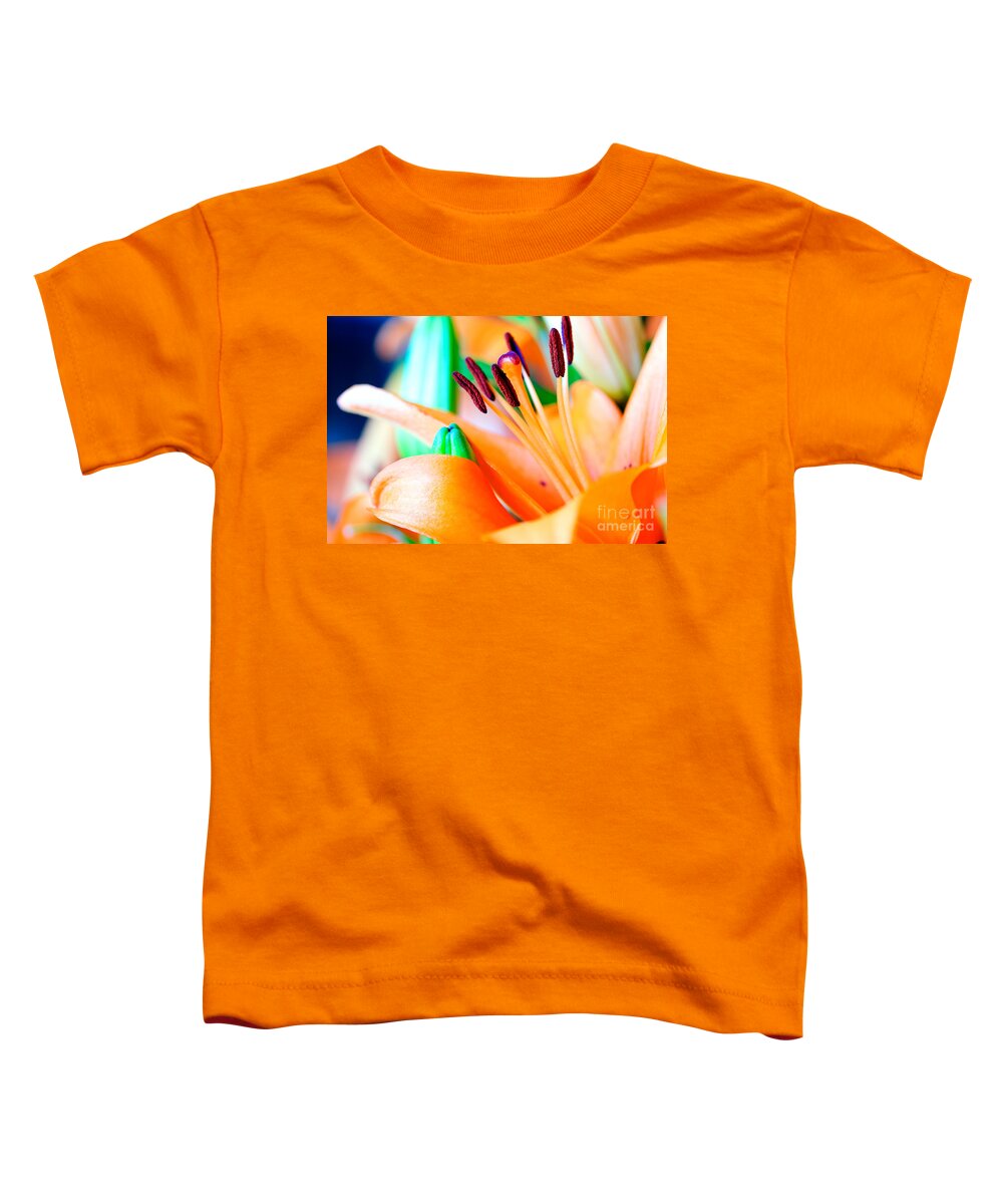 Art Toddler T-Shirt featuring the photograph L I L Y by Charles Dobbs