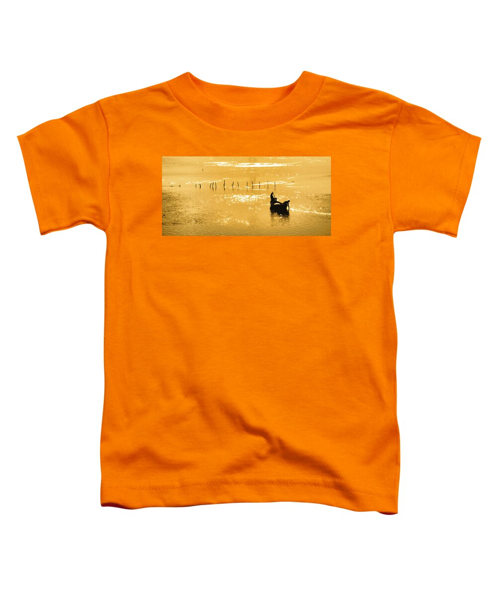 Boat Toddler T-Shirt featuring the photograph Life is But a Dream by John Hansen