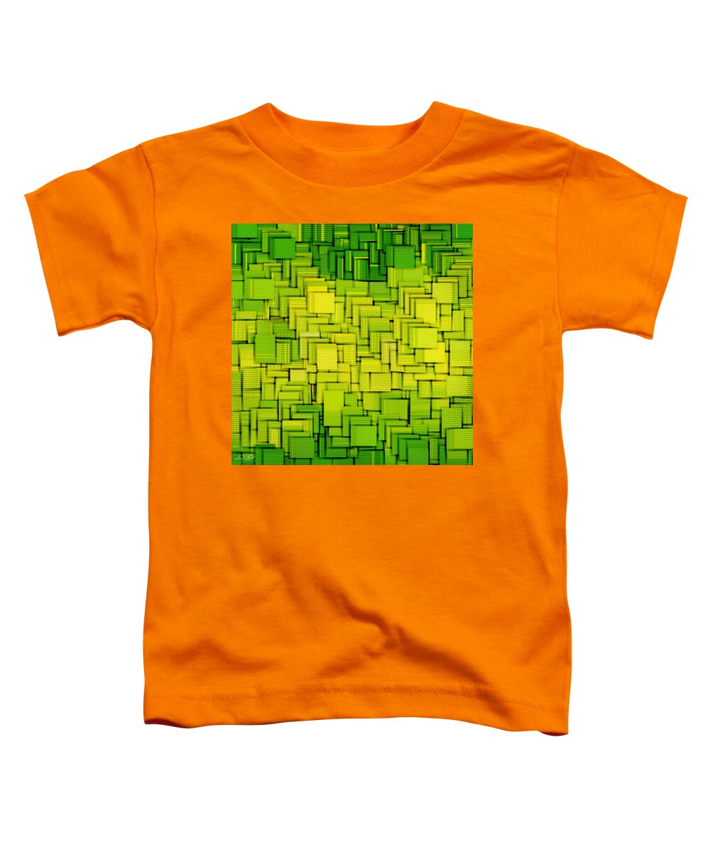 Light Green Toddler T-Shirt featuring the digital art Modern Abstract XXXIII by Lourry Legarde