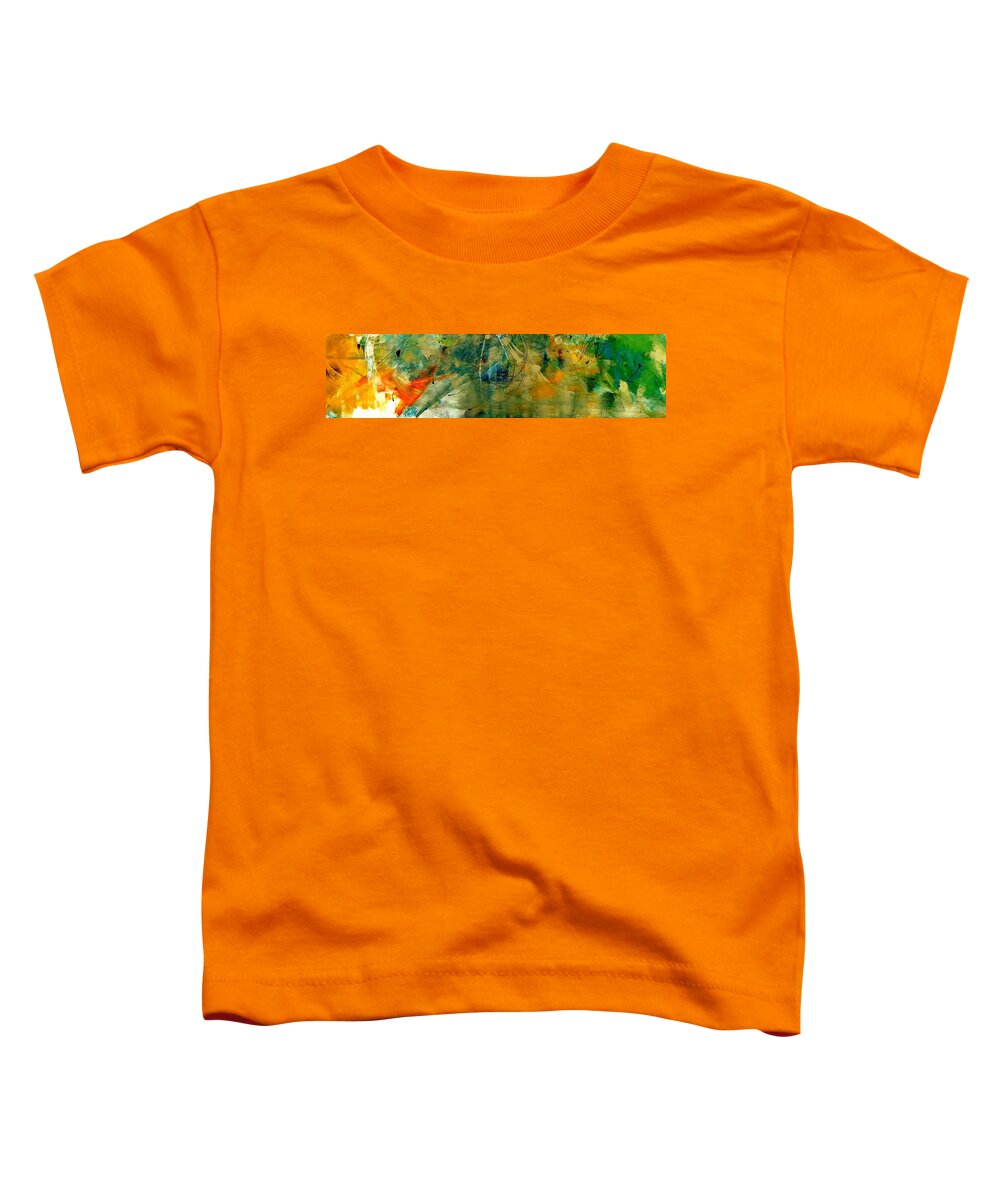 Abstract Toddler T-Shirt featuring the painting Morning Light by Lisa Kaiser