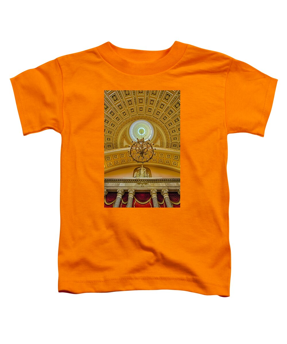 Architecture Toddler T-Shirt featuring the photograph National Statuary Hall by Susan Candelario