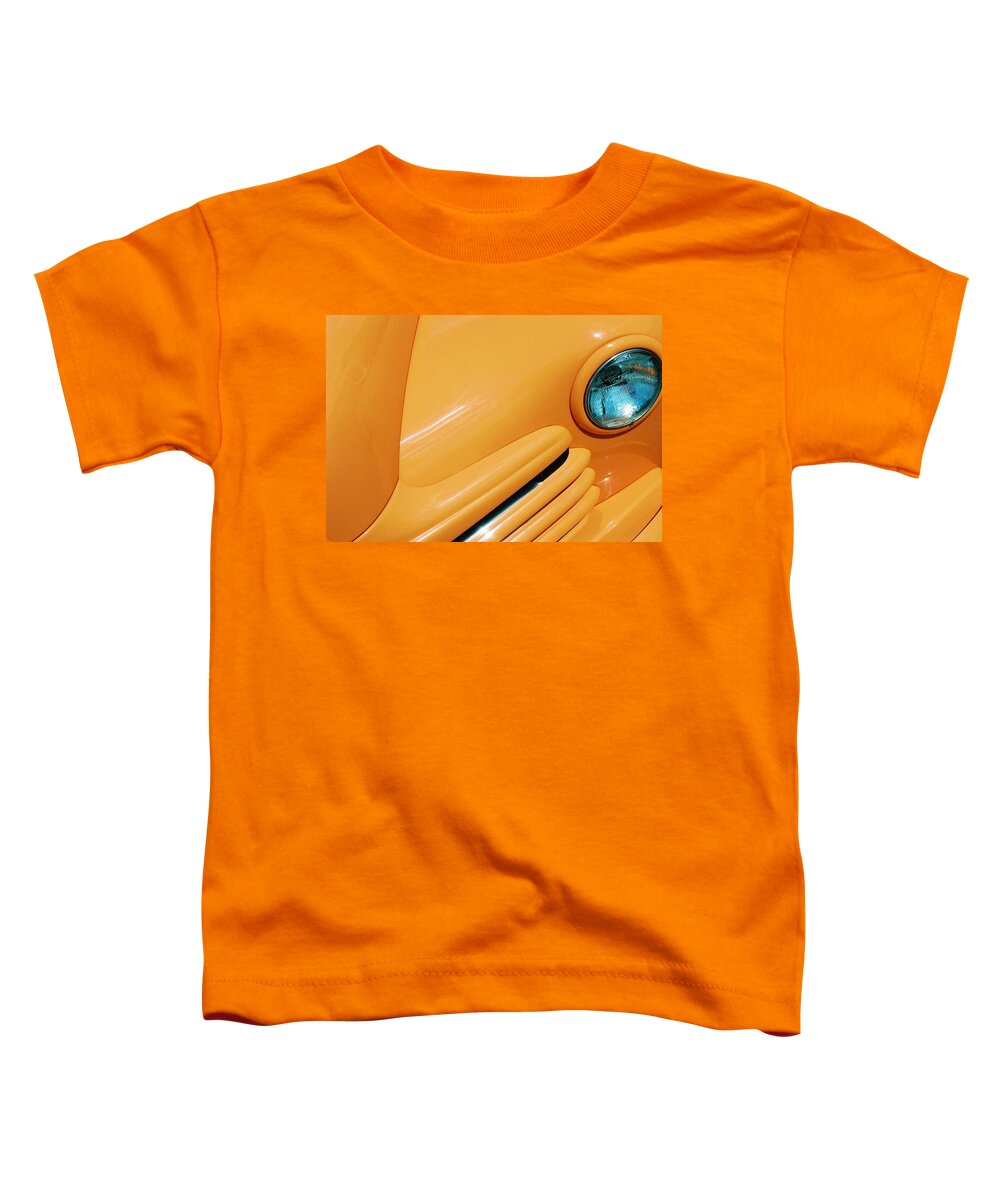 Cars Toddler T-Shirt featuring the photograph Orange Car by Daniel Thompson