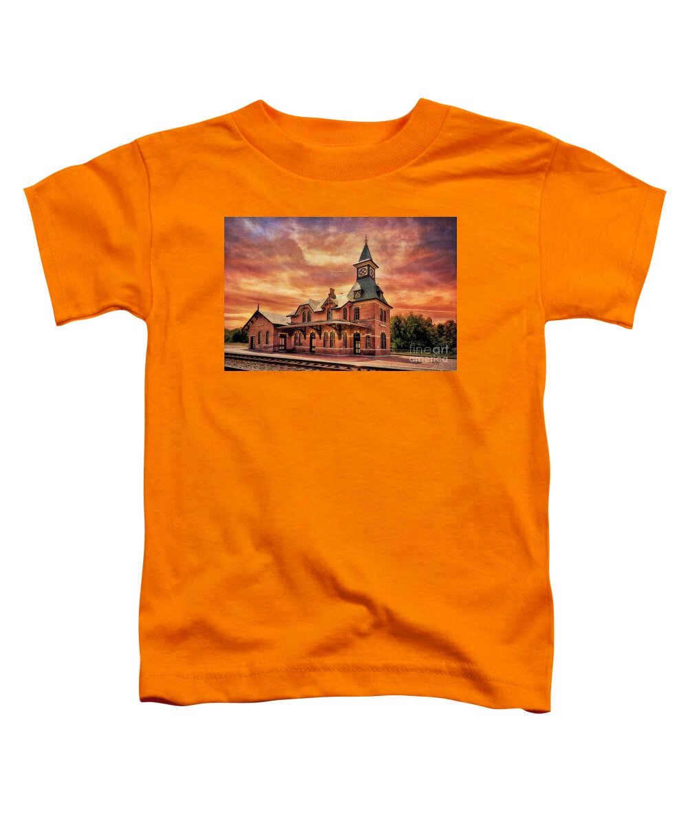 Point Of Rocks Train Station Toddler T-Shirt featuring the photograph Point of Rocks Train Station by Lois Bryan