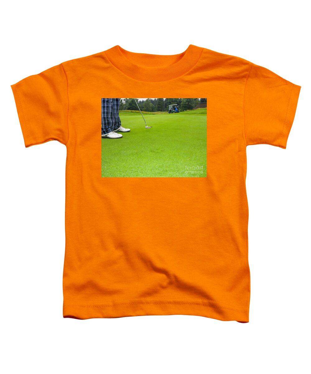 Background Toddler T-Shirt featuring the photograph Putting by Patricia Hofmeester