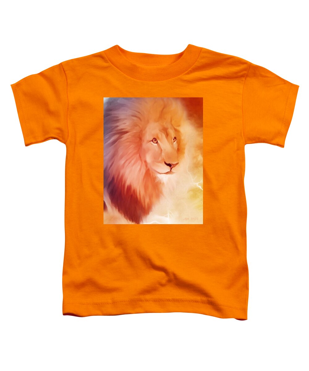 Return Of The King Toddler T-Shirt featuring the digital art Return of the KING by Jennifer Page