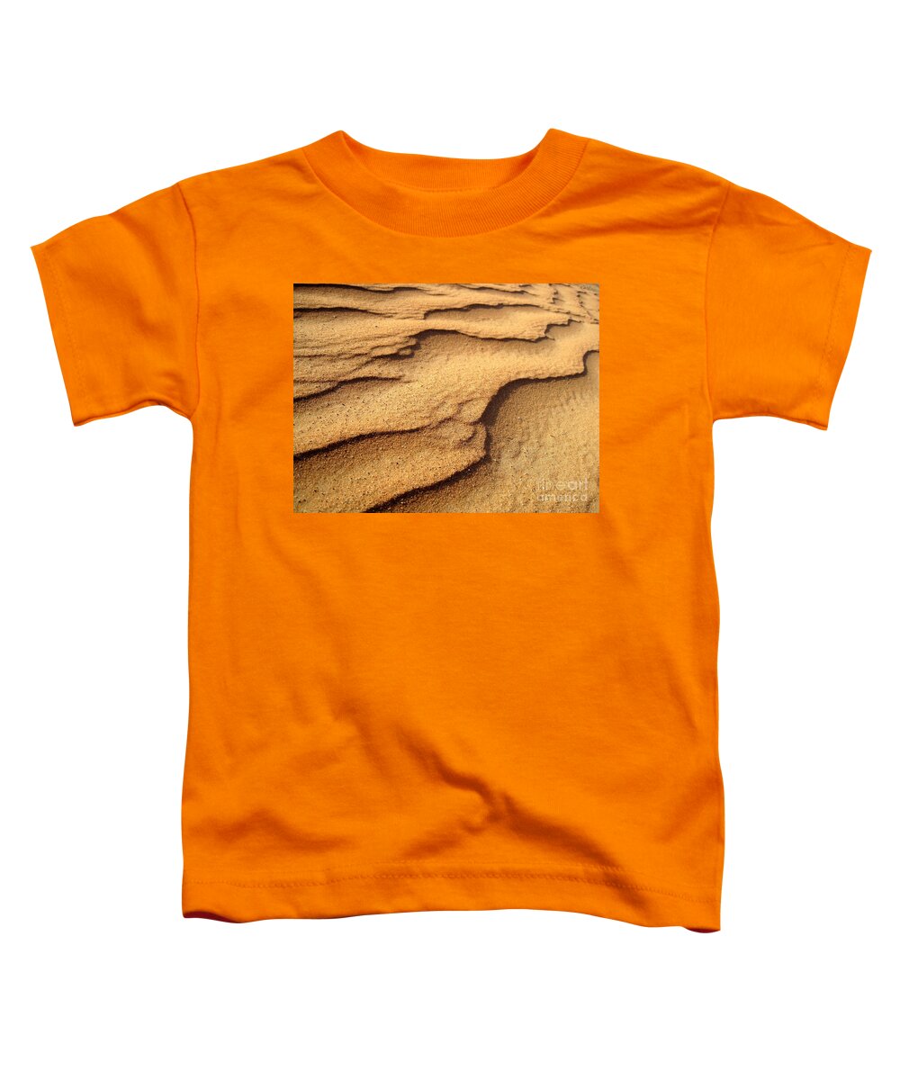 Arid Toddler T-Shirt featuring the photograph Sand by Amanda Mohler