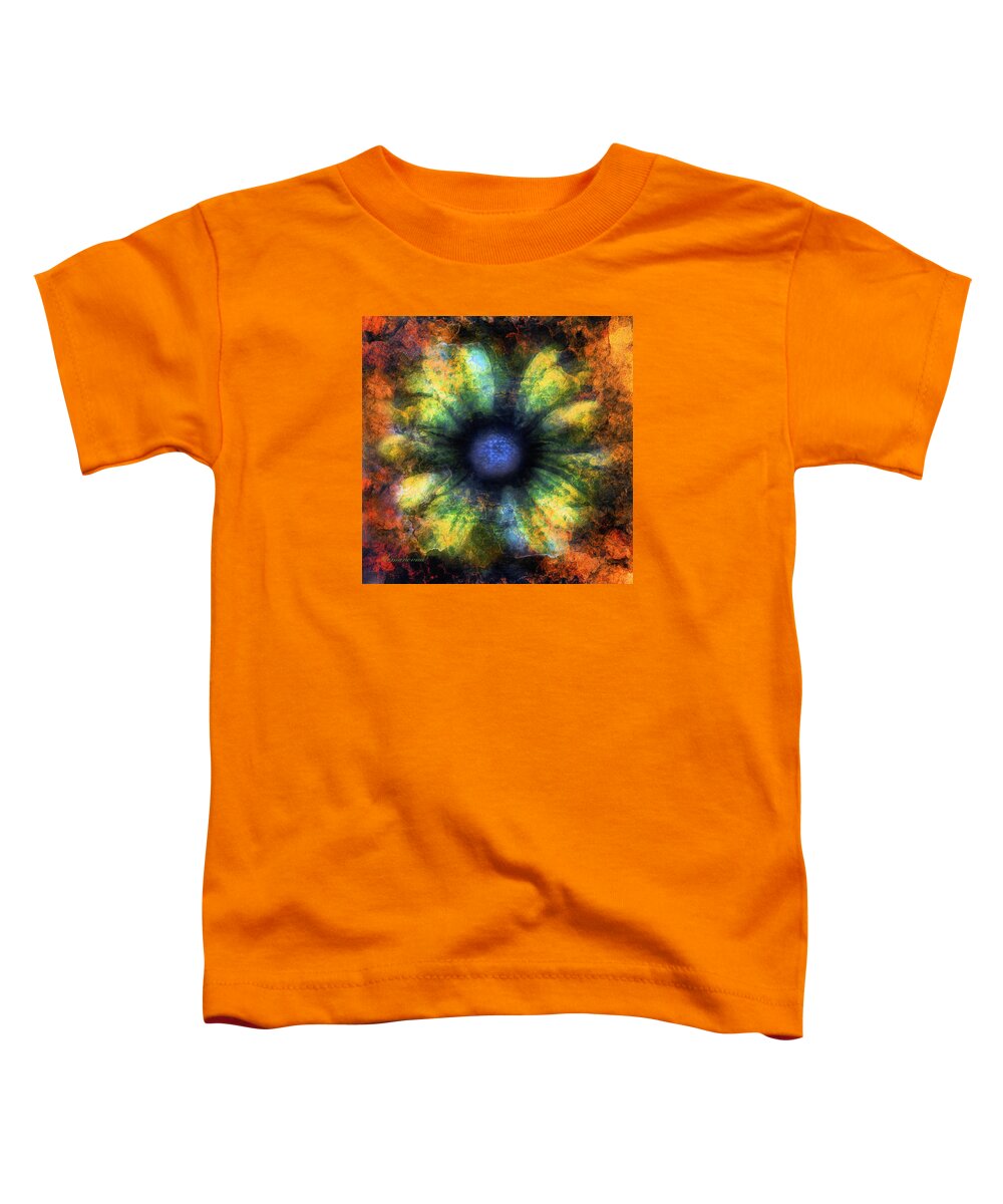 Abstract Toddler T-Shirt featuring the mixed media The Art Of Decay by Georgiana Romanovna