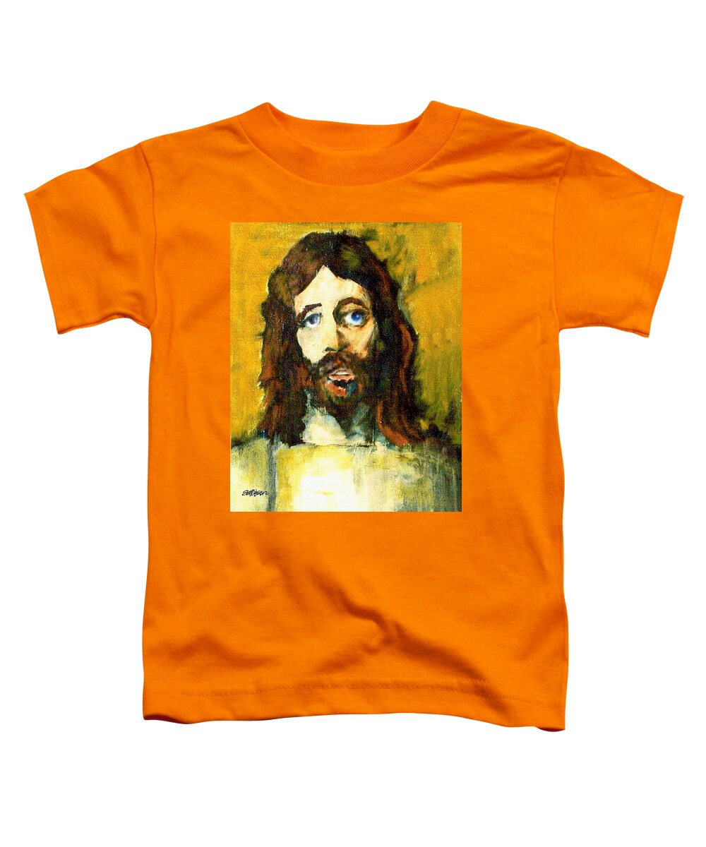 Jesus Christ Toddler T-Shirt featuring the painting The Galilean by Seth Weaver