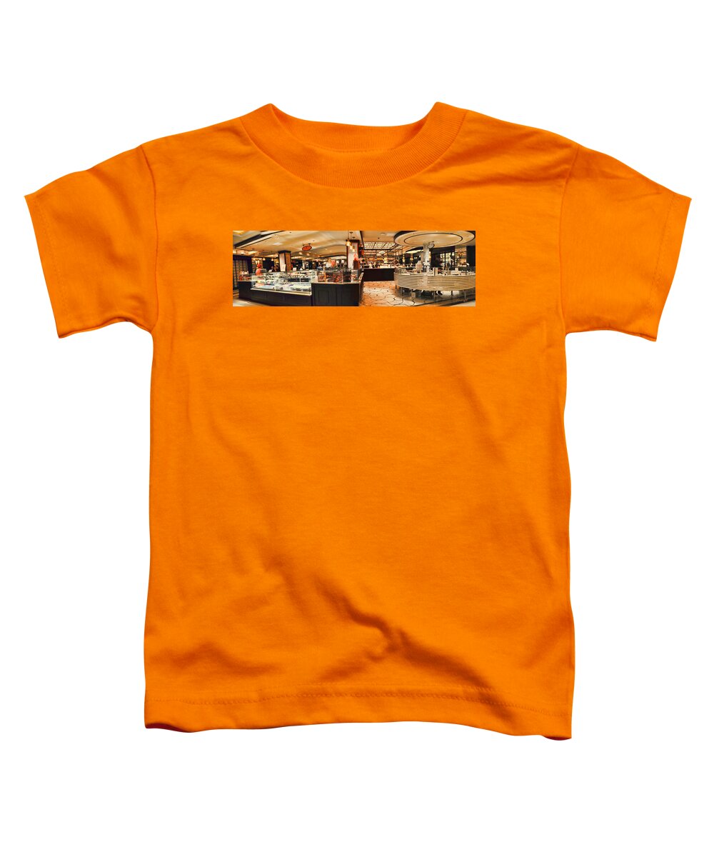 Wright Toddler T-Shirt featuring the photograph The Plaza Food Hall by Paulette B Wright