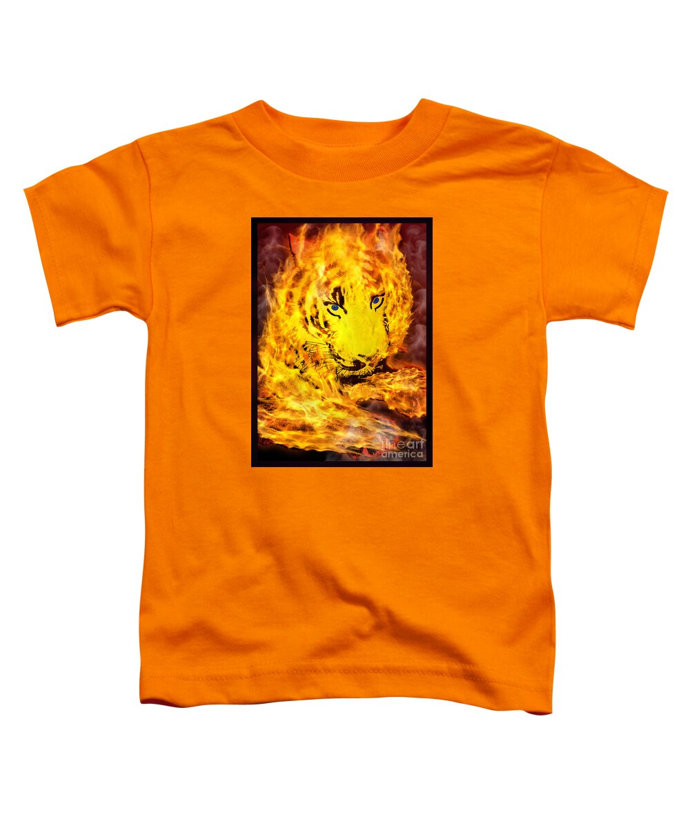 Art Toddler T-Shirt featuring the photograph Tiger for Sale by Gary Keesler