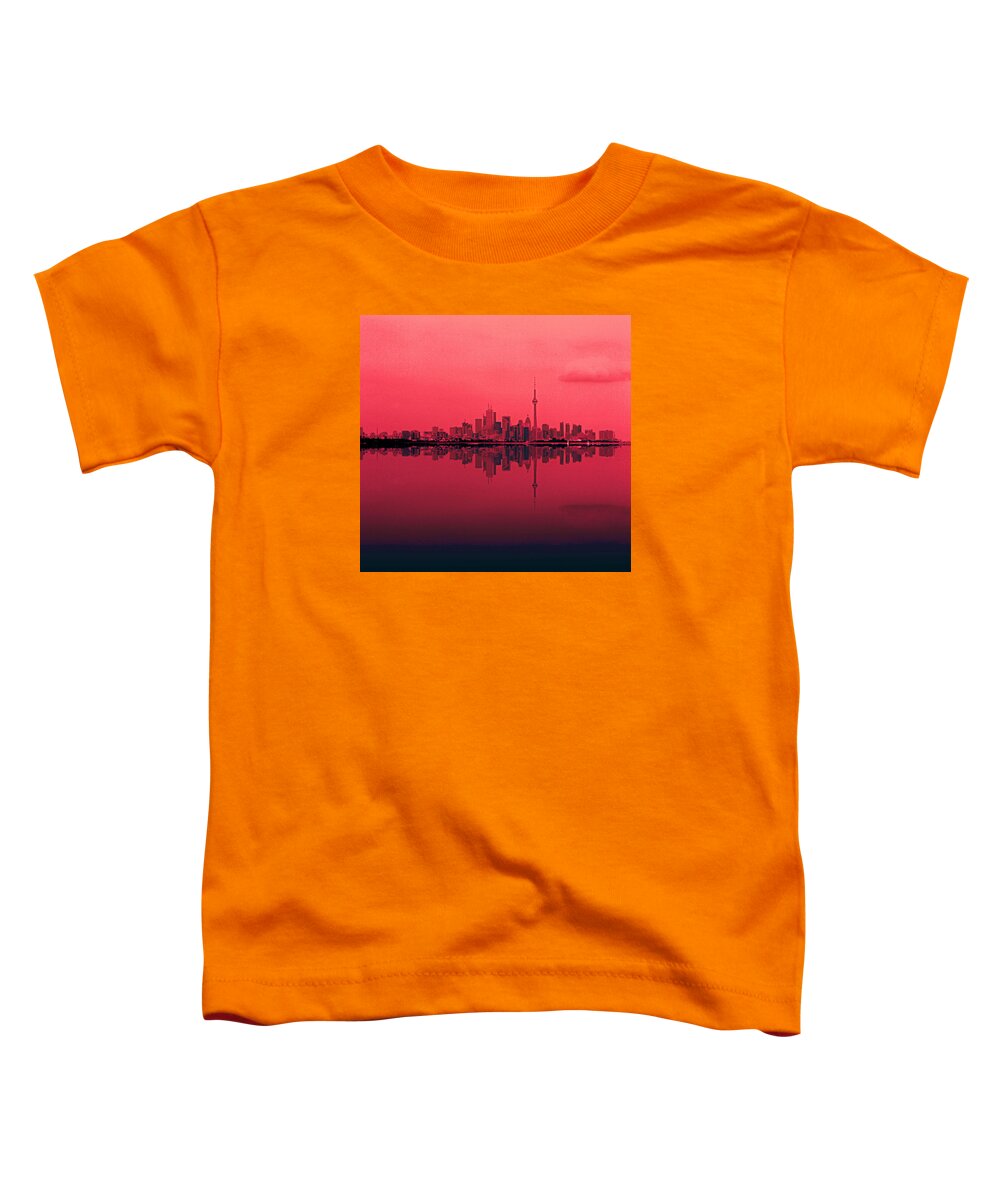 Toronto Toddler T-Shirt featuring the photograph Toronto with a twist by John Stuart Webbstock