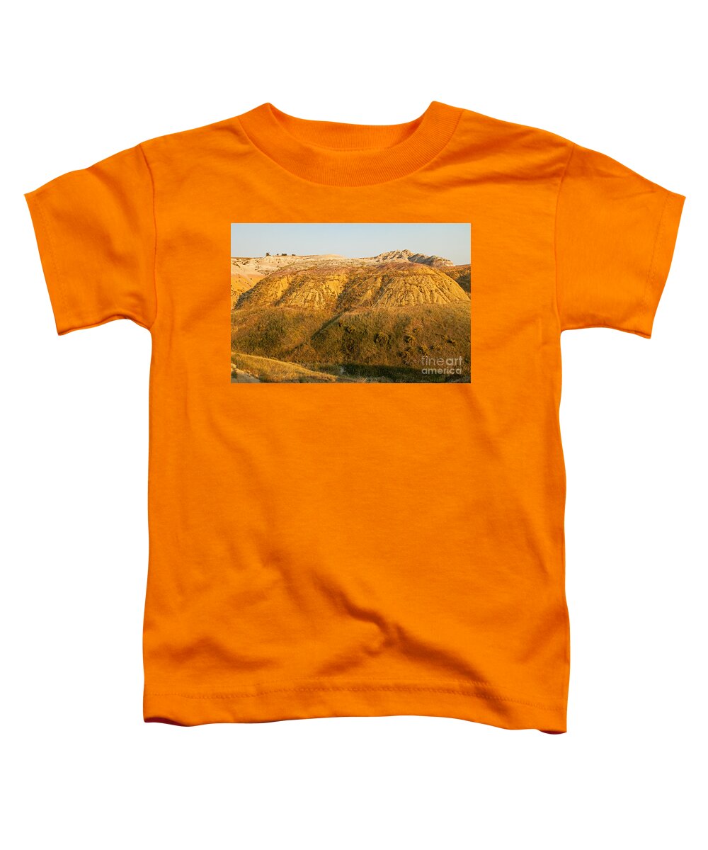 Afternoon Toddler T-Shirt featuring the photograph Yellow Mounds Overlook Badlands National Park by Fred Stearns